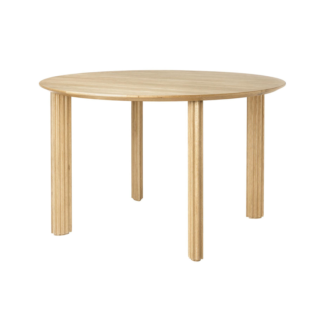 Comfort Circle Esstisch in Oak/Rippled präsentiert im Onlineshop von KAQTU Design AG. Esstisch ist von Umage
