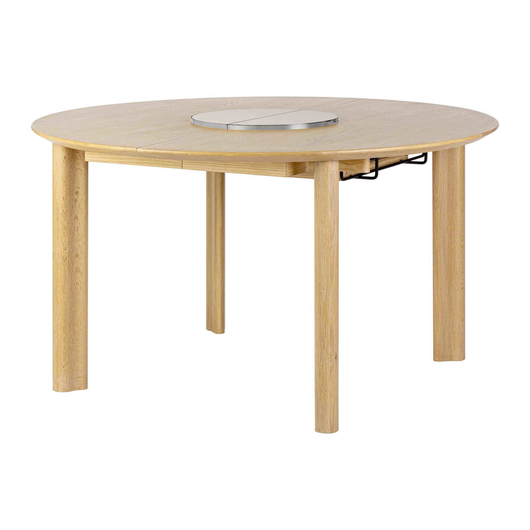 Comfort Circle Esstisch ausziehbar in Bianco steel/Smooth präsentiert im Onlineshop von KAQTU Design AG. Esstisch ist von Umage