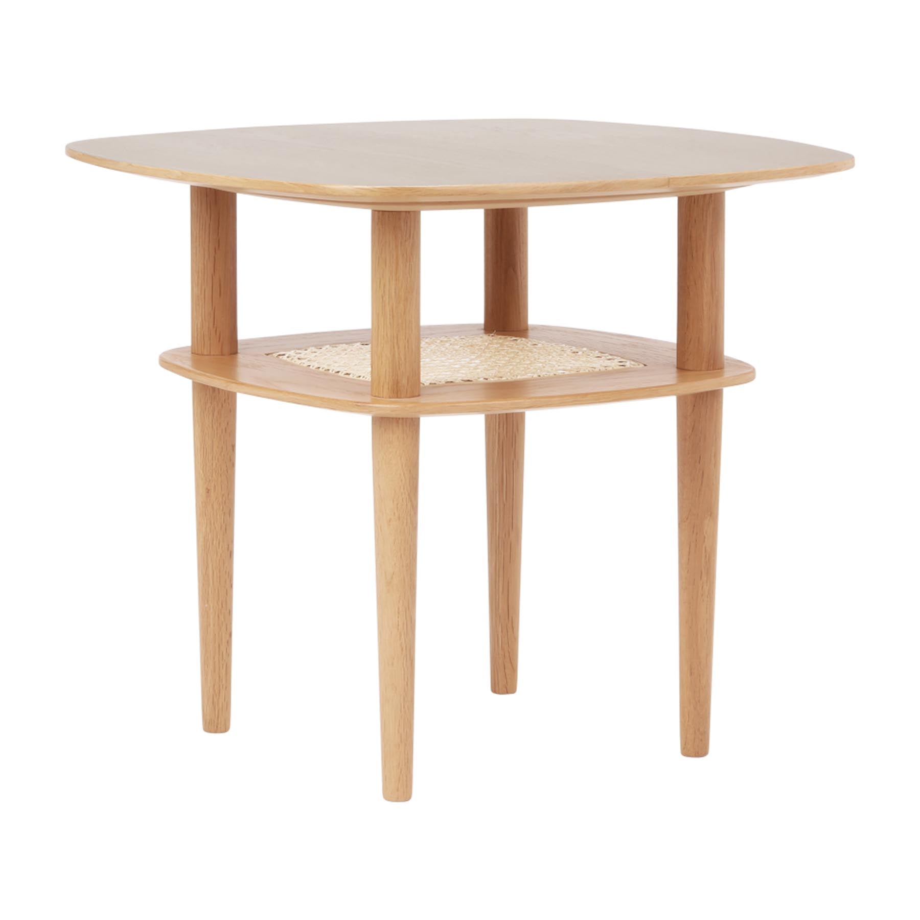 Eleganter Together Smooth Square Couchtisch 60 von Umage, gefertigt aus edlem Eichenholz, ideal für zeitgemäße Wohnkonzepte.