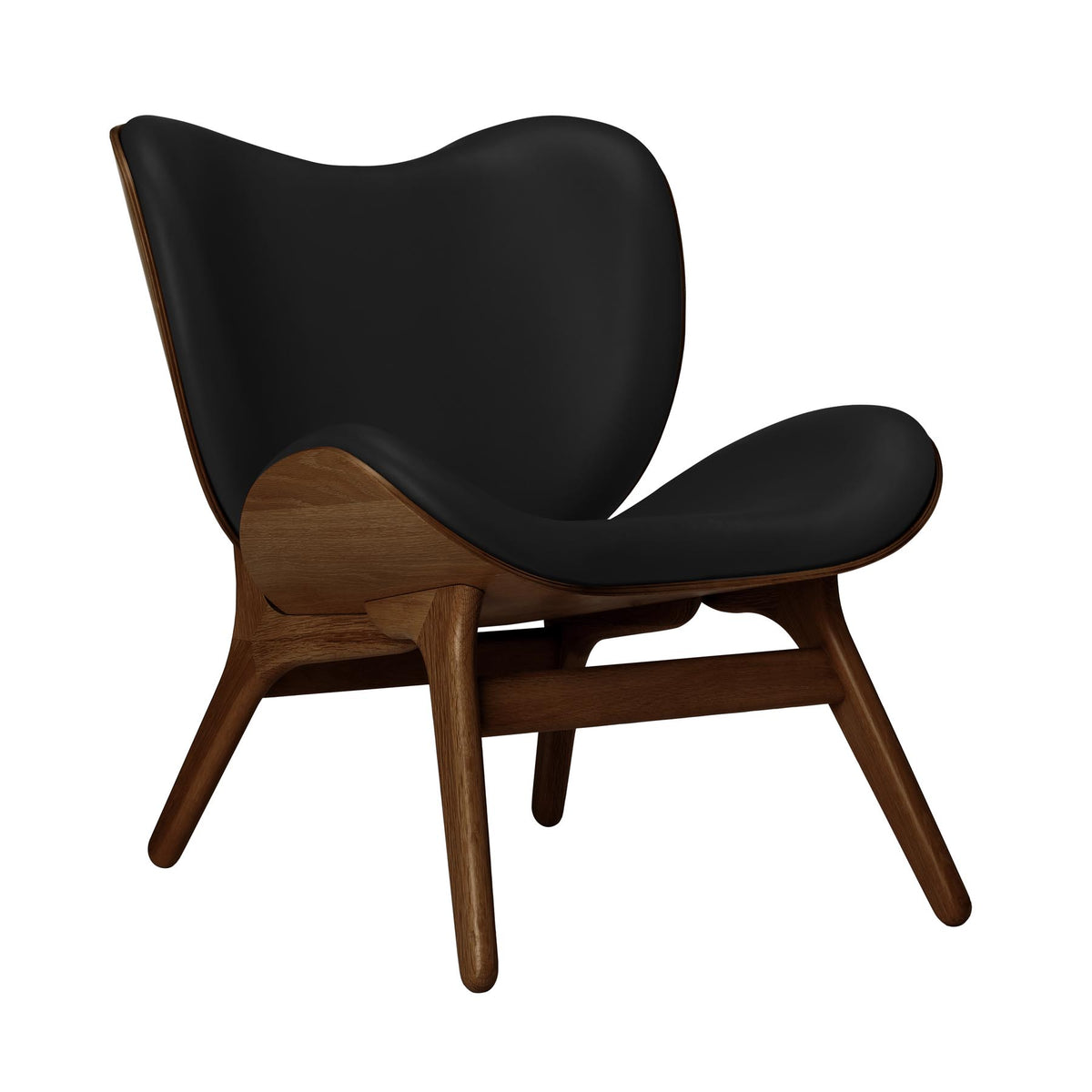 A Conversation Piece Low Sessel in Black präsentiert im Onlineshop von KAQTU Design AG. Sessel ist von Umage