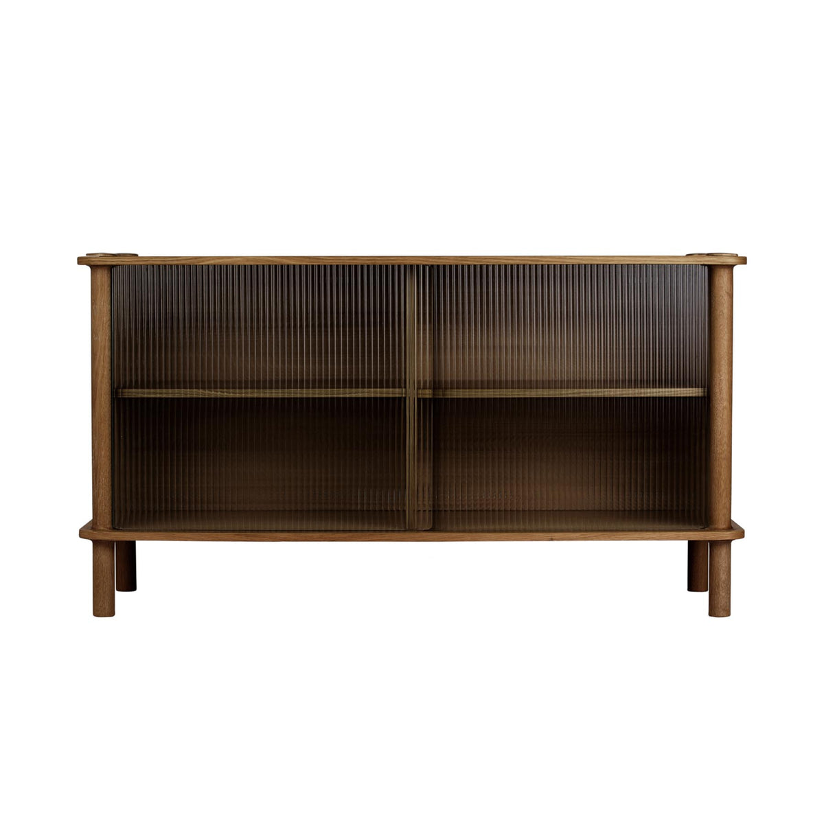 Italic Sideboard mit 2 Glastüren in Glass präsentiert im Onlineshop von KAQTU Design AG. Sideboard ist von Umage