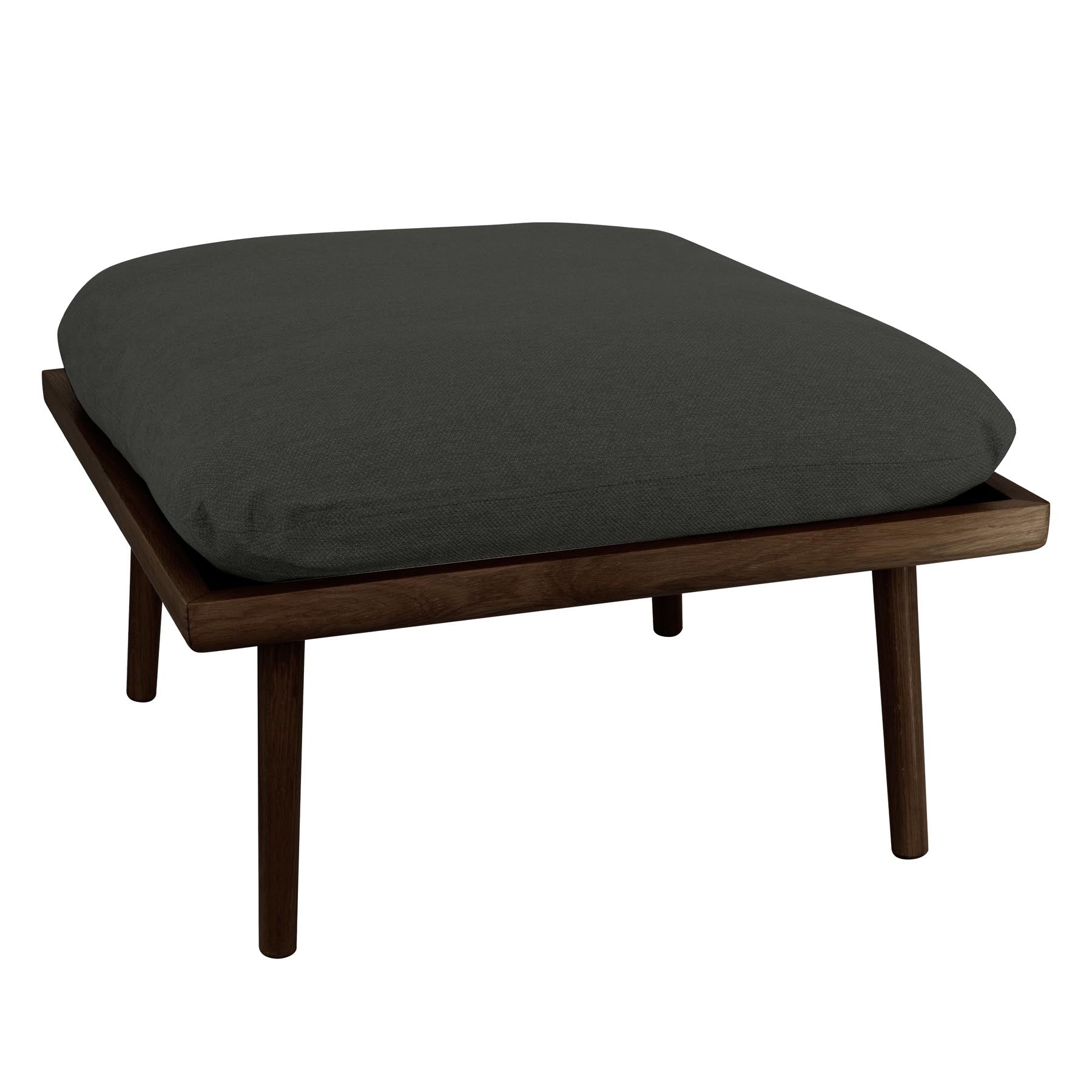 Stylischer Lounge Around Shuffle Pouffe von Umage in elegantem Shadow, ideal für gemütliche Wohnräume und vielseitige Nutzung.