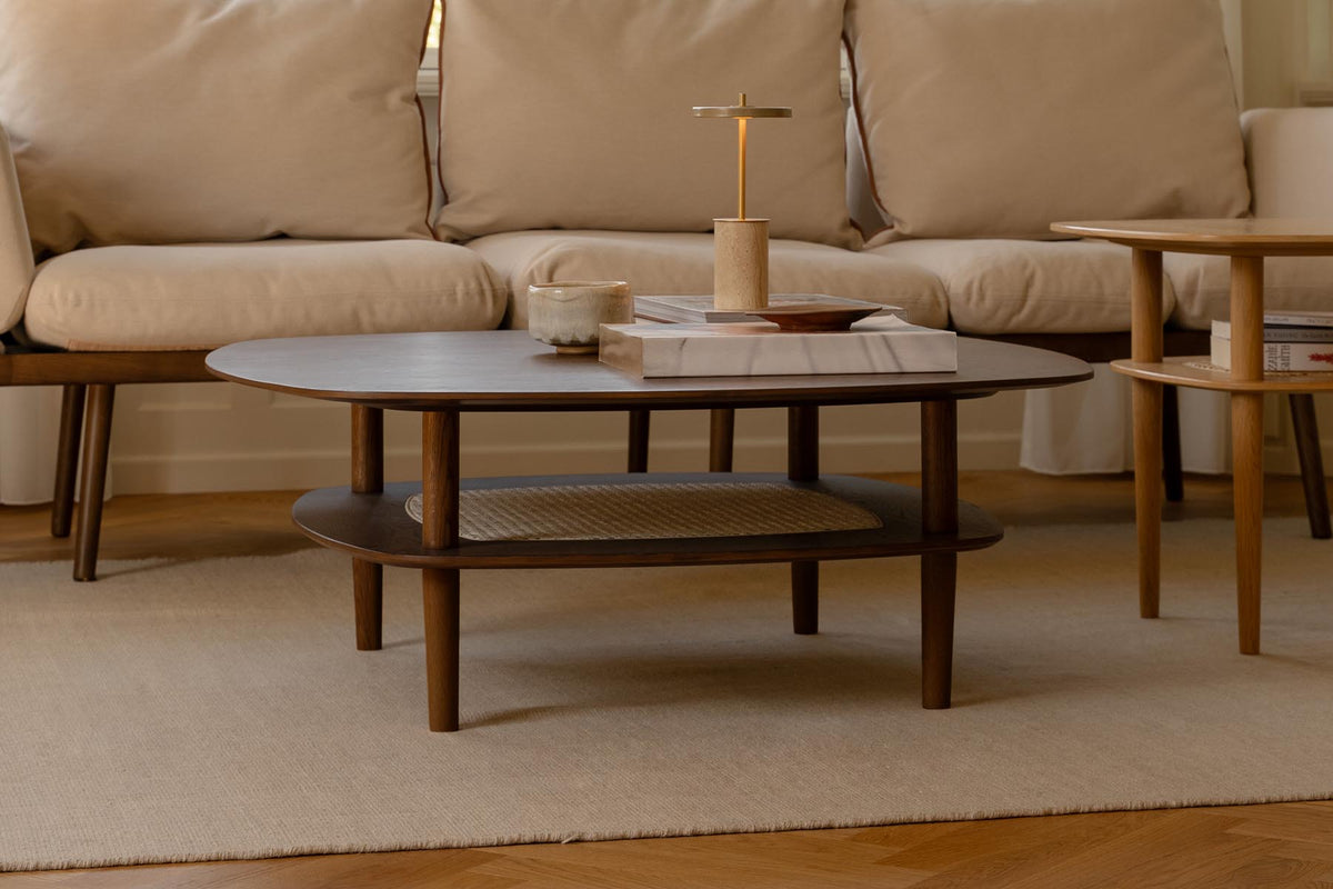 Together Smooth Square Couchtisch 100 in Dark Oak präsentiert im Onlineshop von KAQTU Design AG. Couchtisch ist von Umage