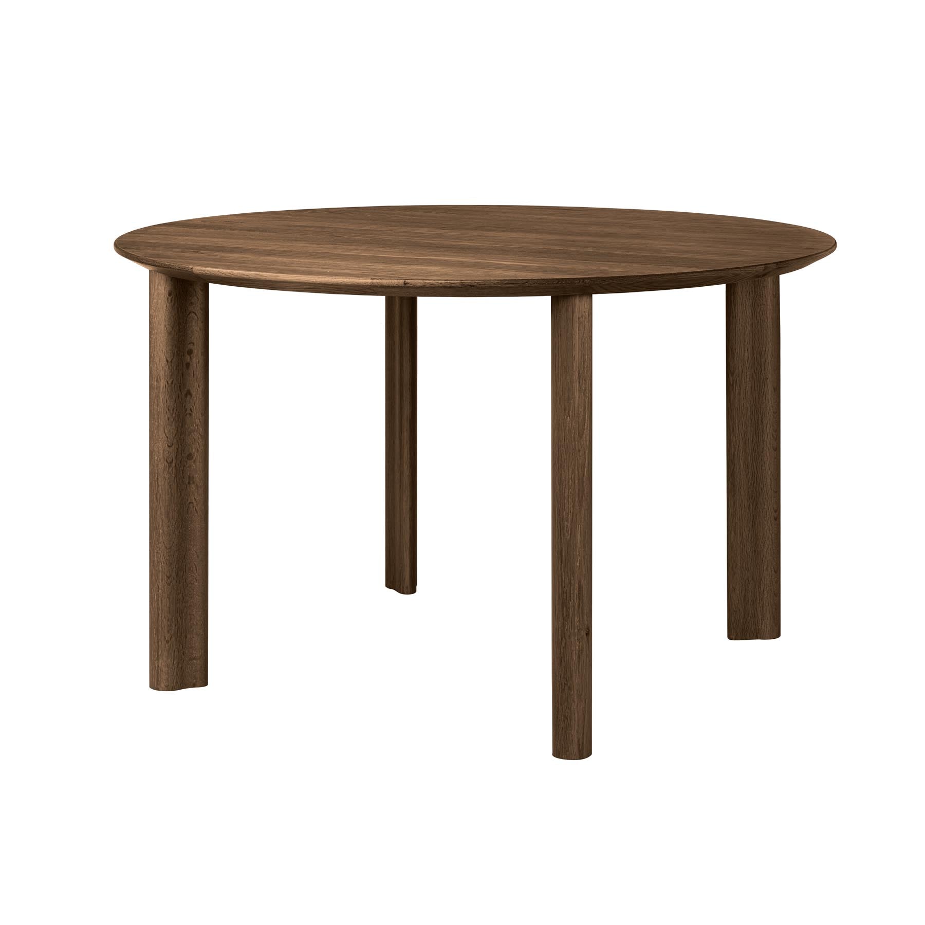 Eleganter Comfort Circle Esstisch aus hochwertigem Eichenholz, ideal für stilvolle Essbereiche und gesellige Zusammenkünfte.
