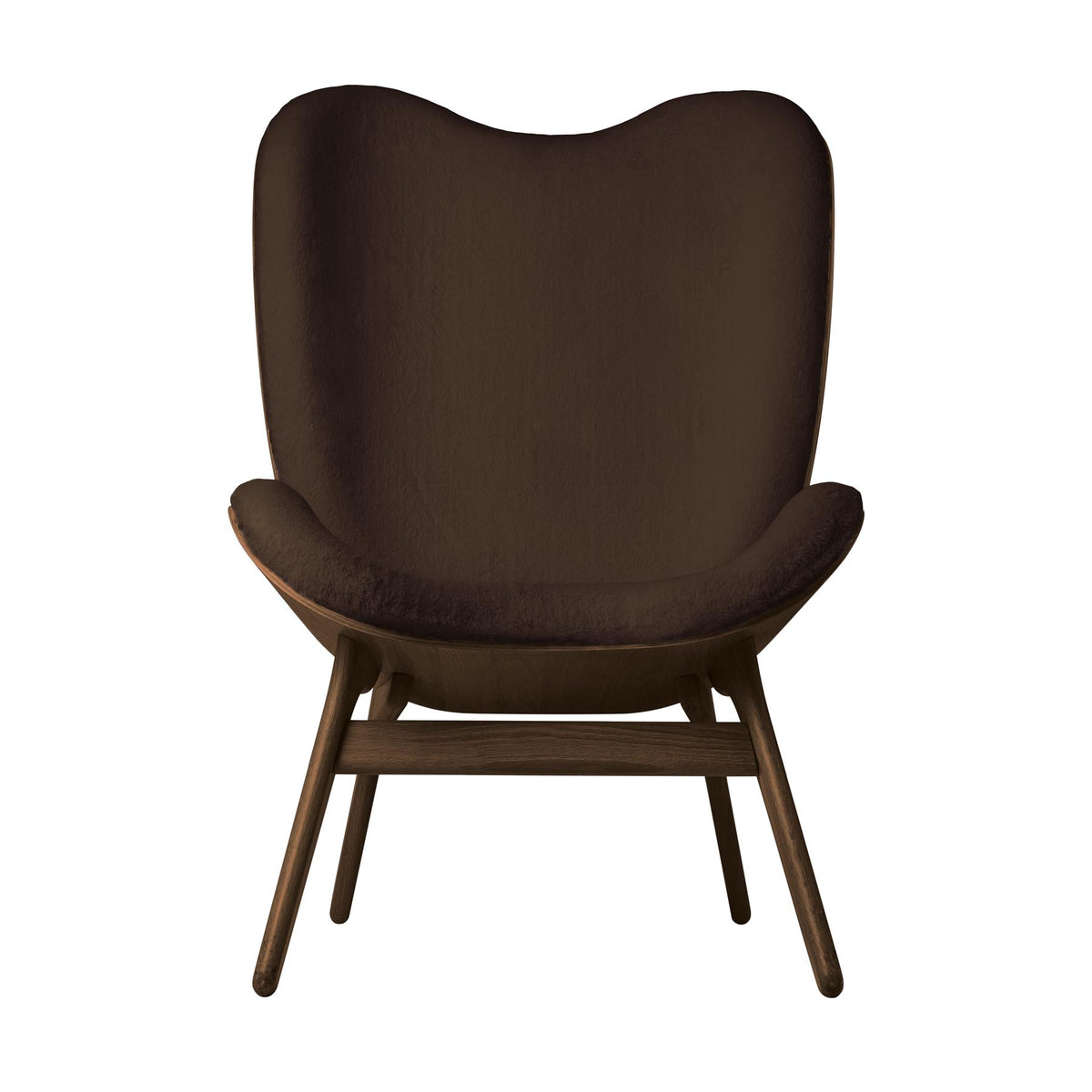 A Conversation Piece Tall Sessel in Teddy Brown präsentiert im Onlineshop von KAQTU Design AG. Sessel ist von Umage