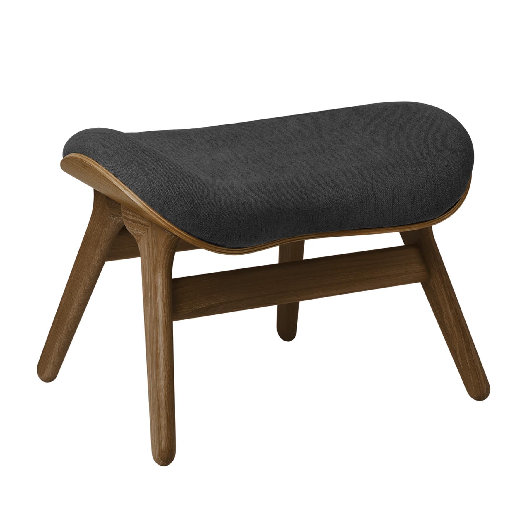 Stylischer A Conversation Piece Ottoman in edlem Shadow, perfekt für kreative Wohnräume und als einzigartiges Möbelstück.