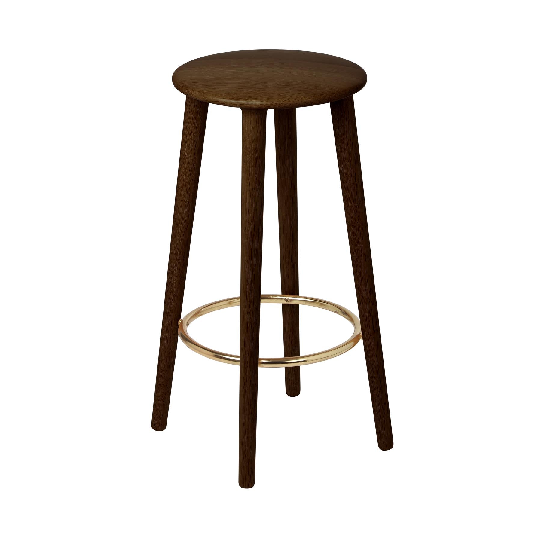 The Socialite Barhocker in Dark Oak präsentiert im Onlineshop von KAQTU Design AG. Barhocker ist von Umage
