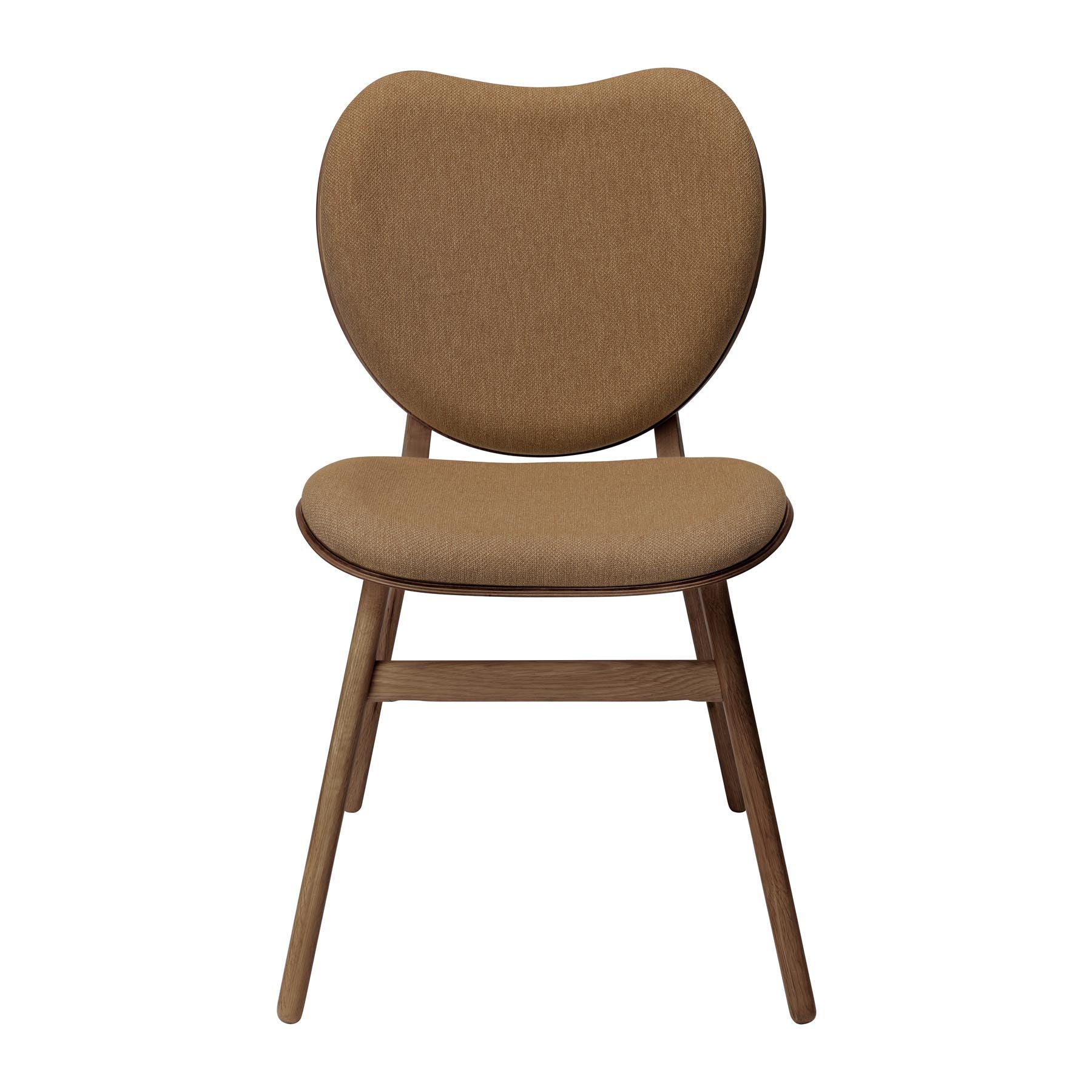 Stilvoller Esszimmerstuhl A Conversation Piece von Umage in warmem Sugar Brown, perfekt für einladende Essbereiche und gesellige Zusammenkünfte.
