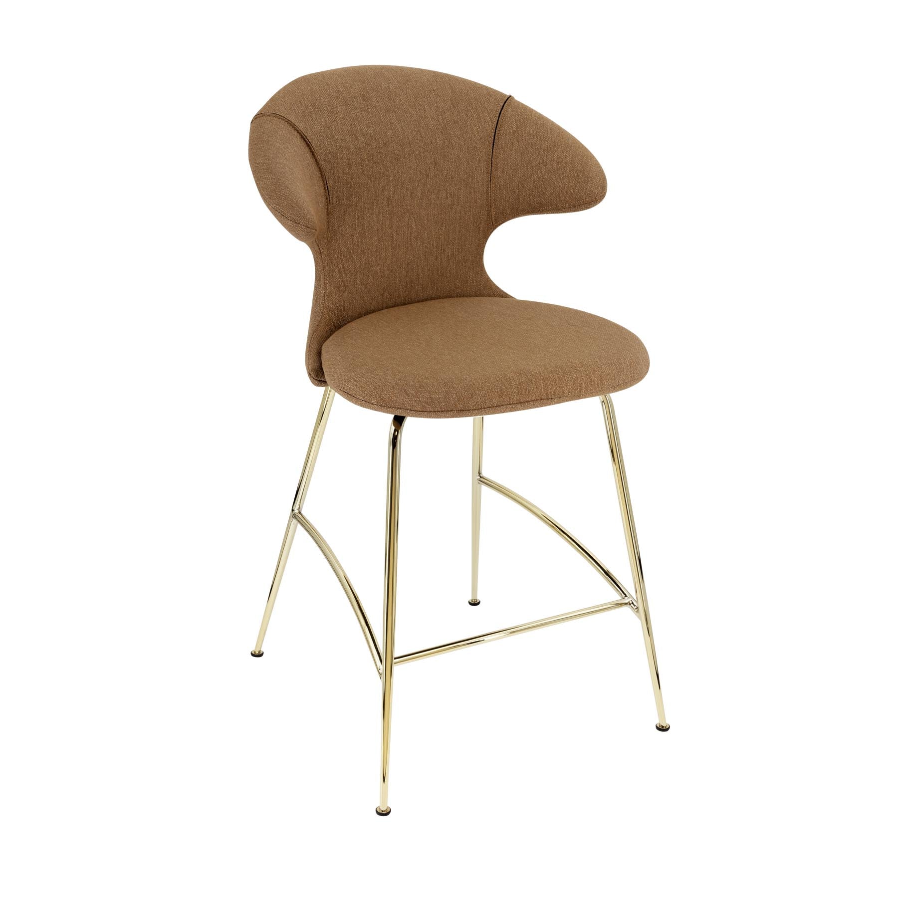 Time Flies Barstuhl in Sugar Brown präsentiert im Onlineshop von KAQTU Design AG. Barstuhl mit Armlehne ist von Umage