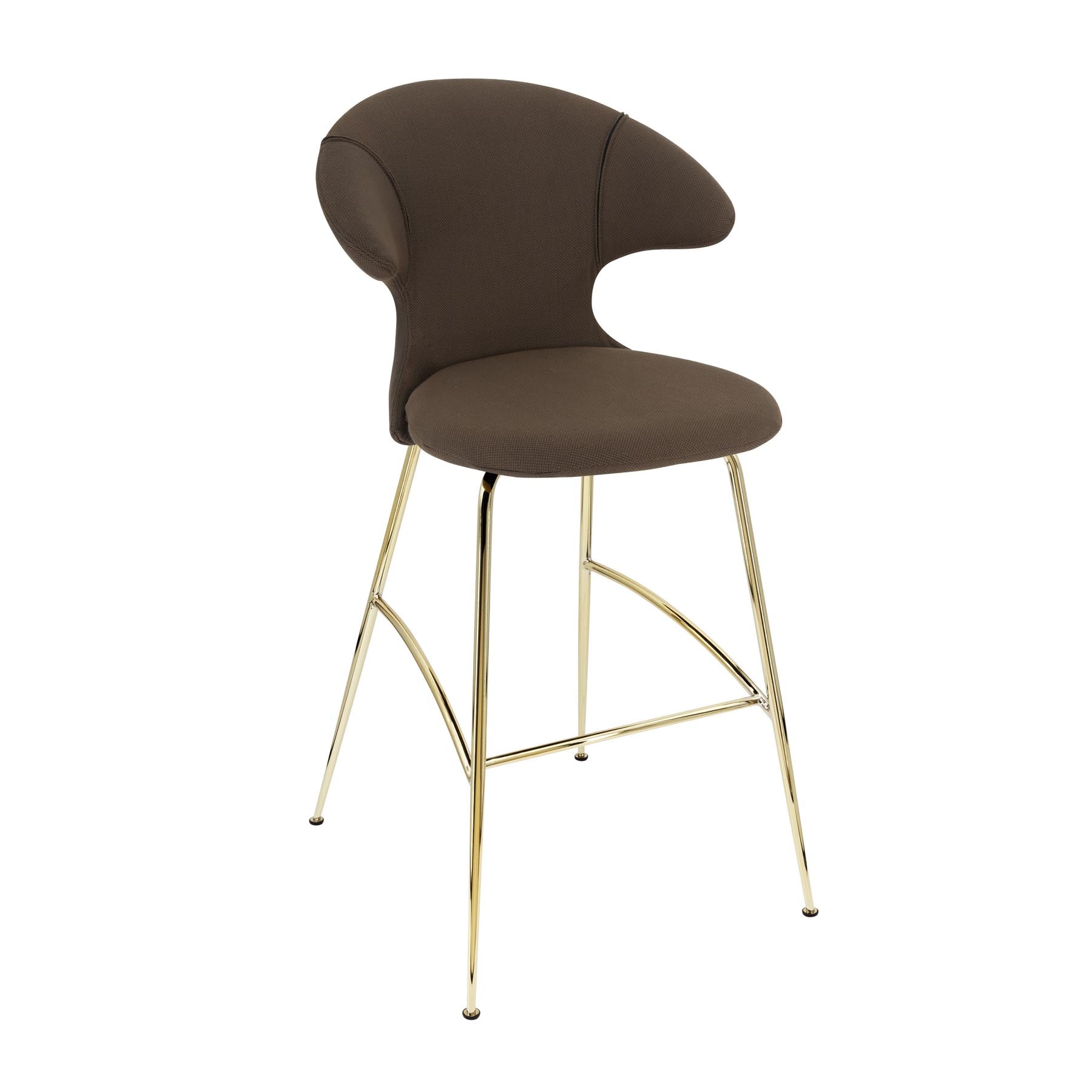Time Flies Barstuhl in Mocca präsentiert im Onlineshop von KAQTU Design AG. Barstuhl mit Armlehne ist von Umage