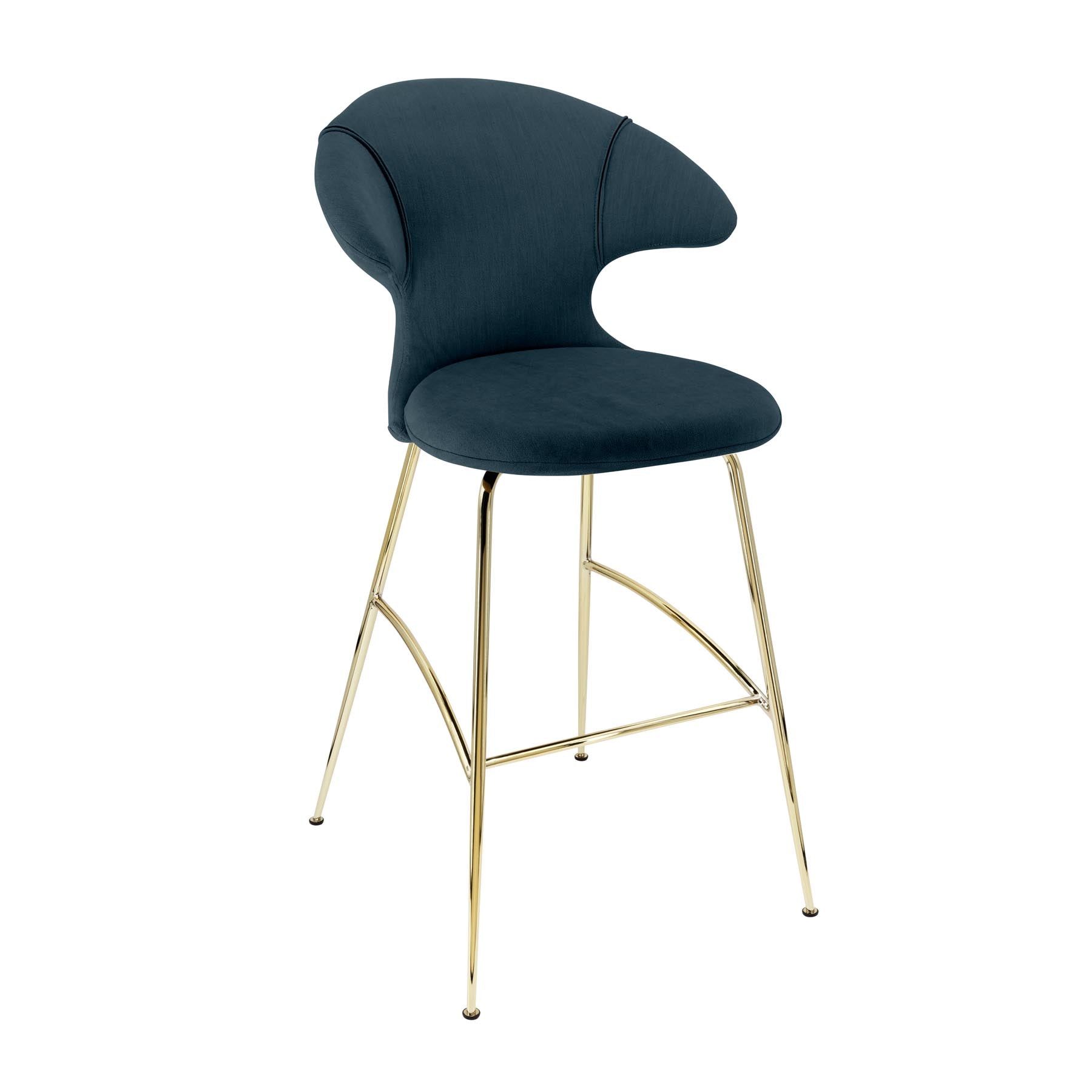 Time Flies Barstuhl in Jet Air Blue präsentiert im Onlineshop von KAQTU Design AG. Barstuhl mit Armlehne ist von Umage