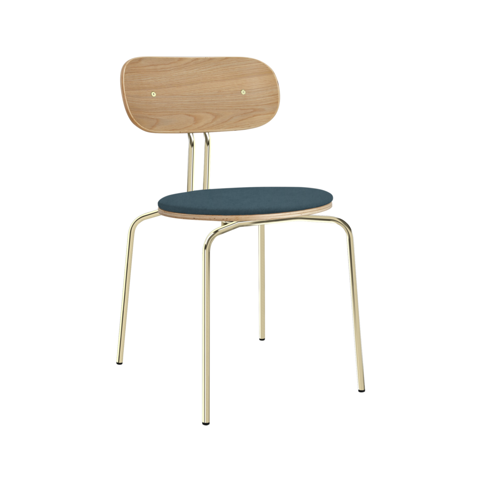 Eleganter gepolsterter Curious Stuhl von Umage, ideal für stilvolle Akzente in jedem Raum und optimalen Sitzkomfort.