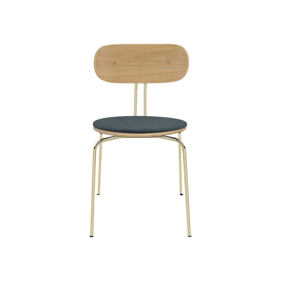 Eleganter gepolsterter Curious Stuhl von Umage, ideal für stilvolle Interiors und gemütliche Sitzgelegenheiten.