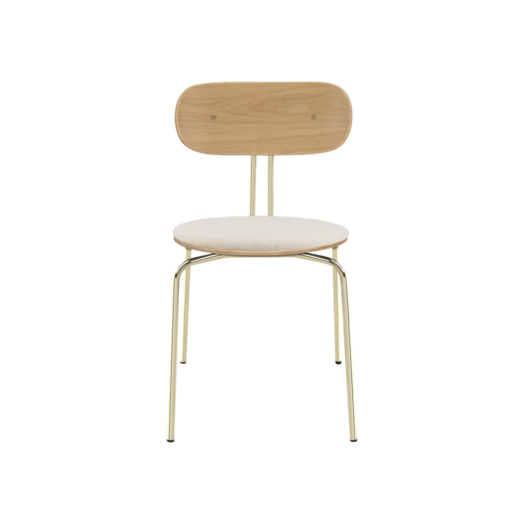 Eleganter gepolsterter Curious Stuhl von Umage, ideal für stilvolle Wohnräume und komfortable Essbereiche.