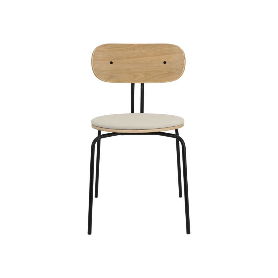 Eleganter gepolsterter Curious Stuhl von Umage, ideal für stilvolle Wohnräume und komfortable Sitzgelegenheiten.