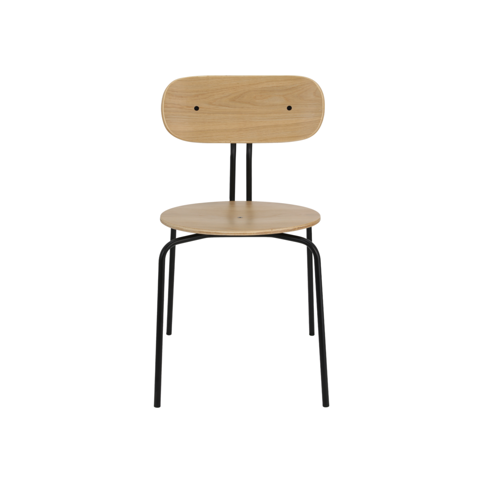 Eleganter gepolsterter Curious Stuhl von Umage, perfekt für stilvolle Interiors, bietet Komfort und ästhetische Vielfalt.