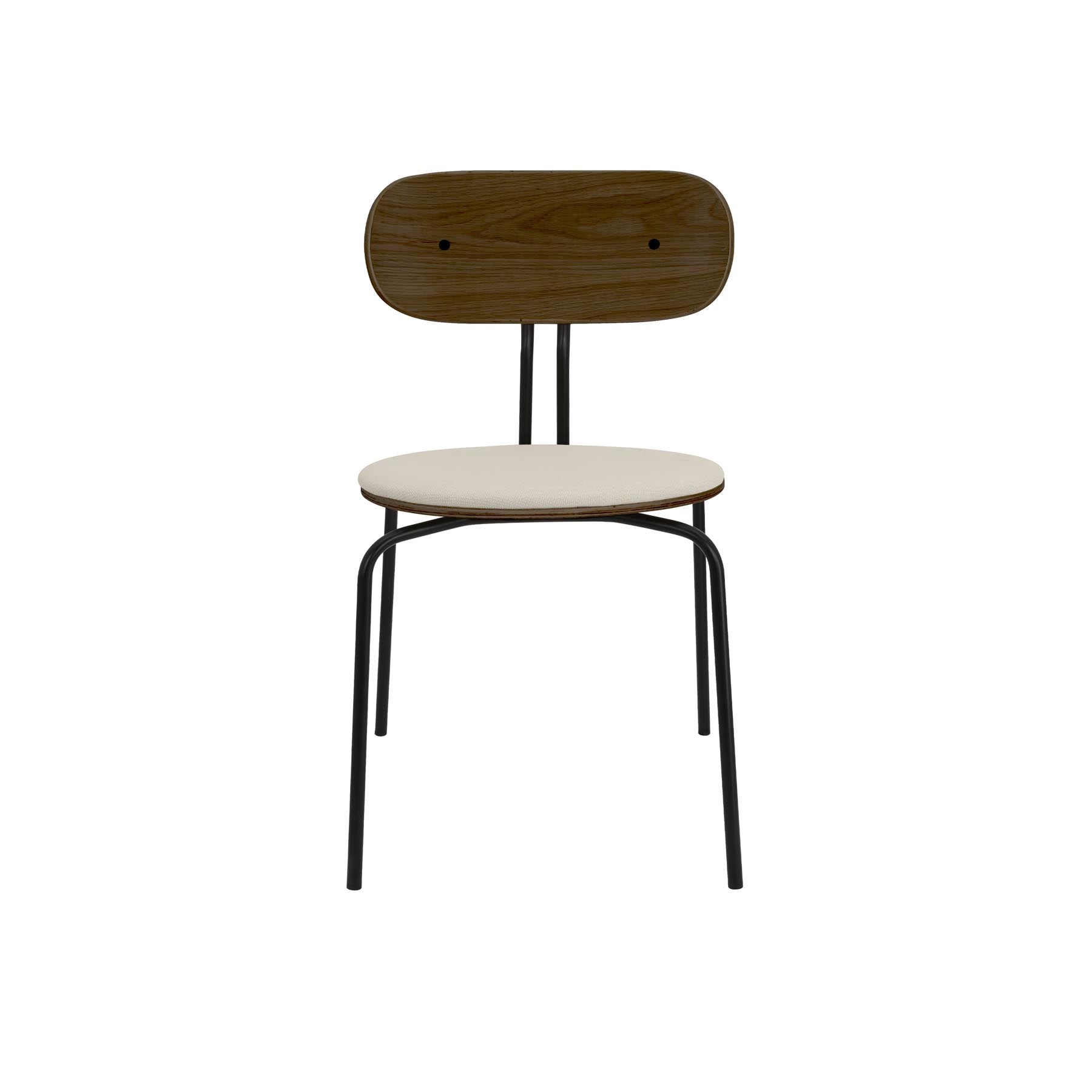 Curious Stuhl gepolstert in White Sands präsentiert im Onlineshop von KAQTU Design AG. Stuhl ist von Umage