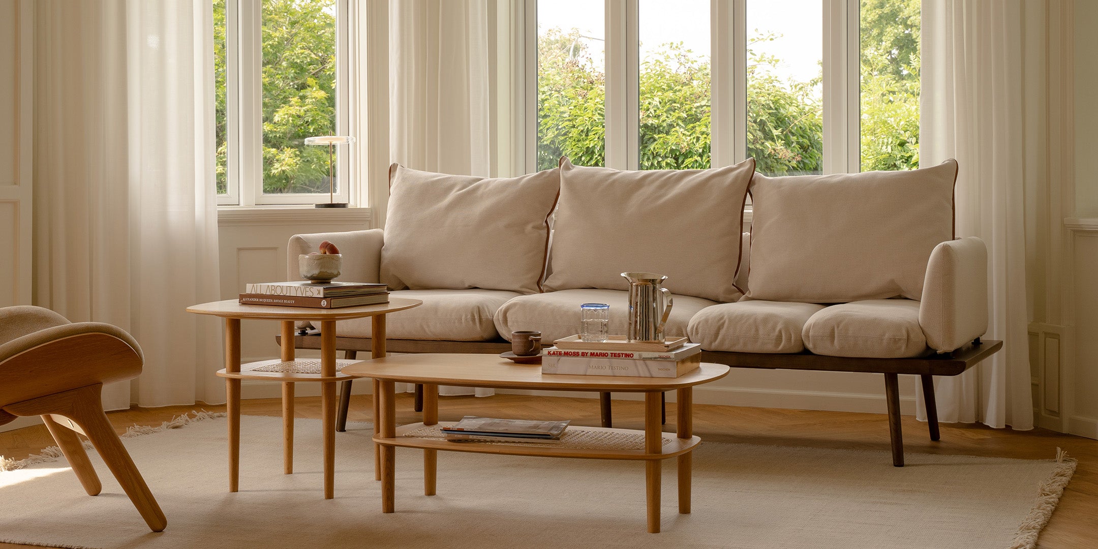 Wohnzimmer-Set von Umage im Ausverkauf im beige Ton