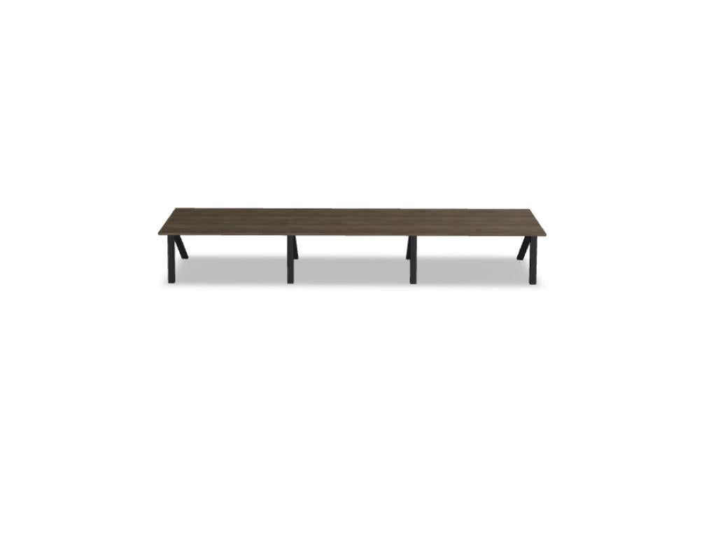 Viga V16ME3 - Schreibtisch in Dunkle Walnuss präsentiert im Onlineshop von KAQTU Design AG. Schreibtisch ist von Mdd