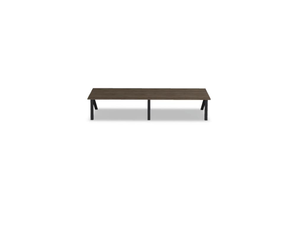 Viga V18ME2 - Schreibtisch in Dunkle Walnuss präsentiert im Onlineshop von KAQTU Design AG. Schreibtisch ist von Mdd