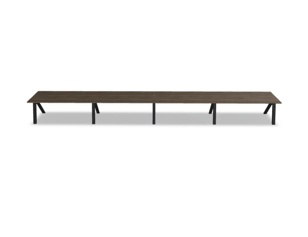 Viga V18ME4 - Schreibtisch in Dunkle Walnuss präsentiert im Onlineshop von KAQTU Design AG. Schreibtisch ist von Mdd