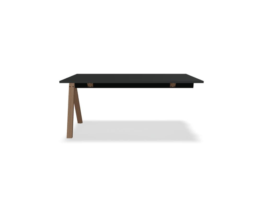 Viga V2019L - Hochtisch in FENIX Schwarz Matt präsentiert im Onlineshop von KAQTU Design AG. Hochtisch ist von Mdd