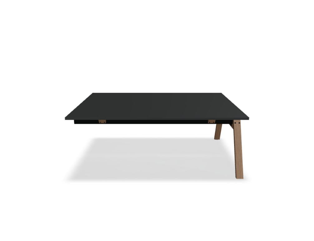 Viga V220L - Doppelschreibtisch in FENIX Schwarz Matt präsentiert im Onlineshop von KAQTU Design AG. Schreibtisch ist von Mdd