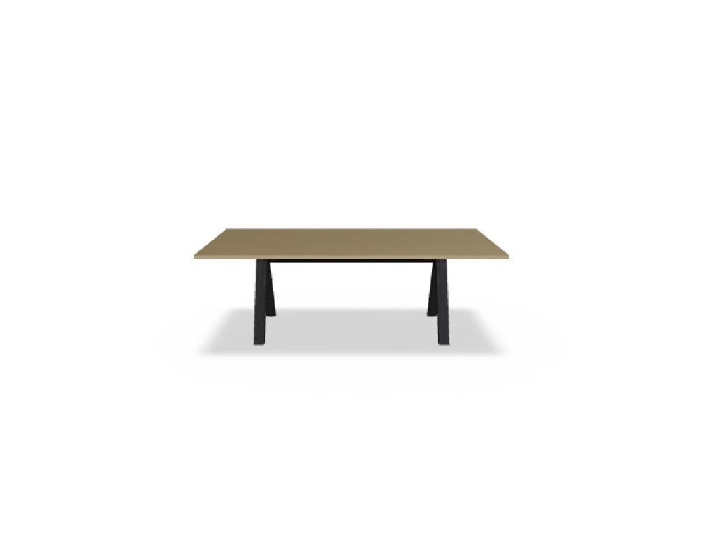 Viga V220S - Tisch in FENIX Schwarz Matt präsentiert im Onlineshop von KAQTU Design AG. Esstisch ist von Mdd