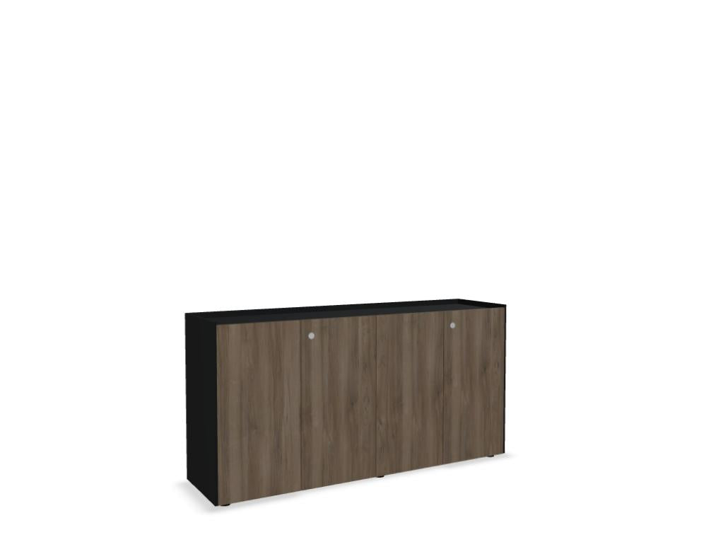Viga V25M - Schrank in Schwarz präsentiert im Onlineshop von KAQTU Design AG. Büroschrank ist von Mdd