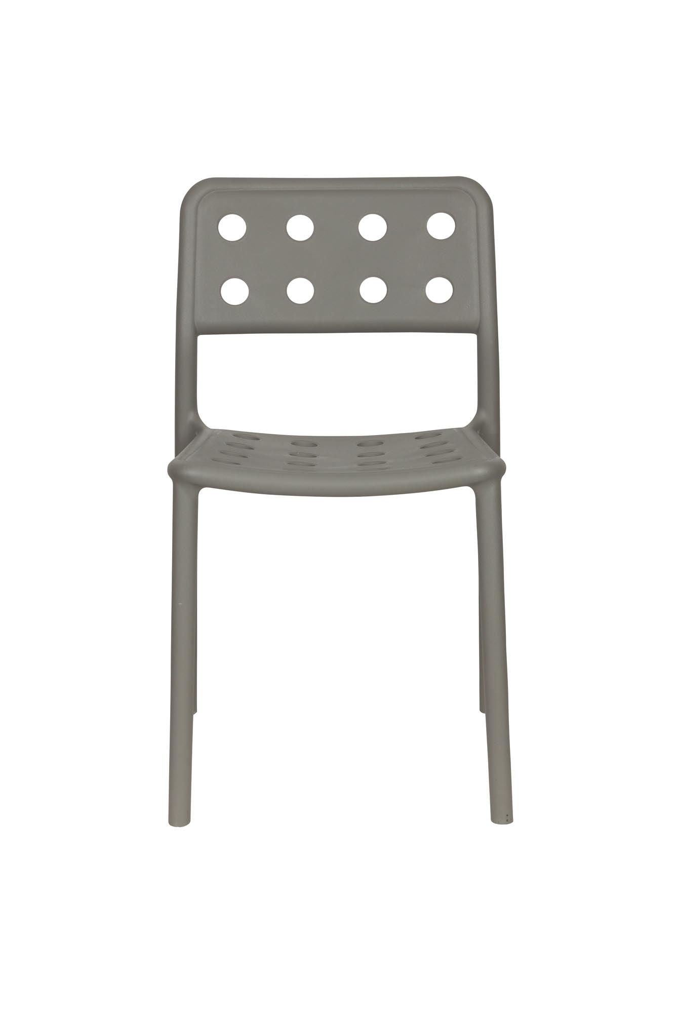 Gartenstuhl Serra Grey in Grau präsentiert im Onlineshop von KAQTU Design AG. Gartenstuhl ist von White Label Living