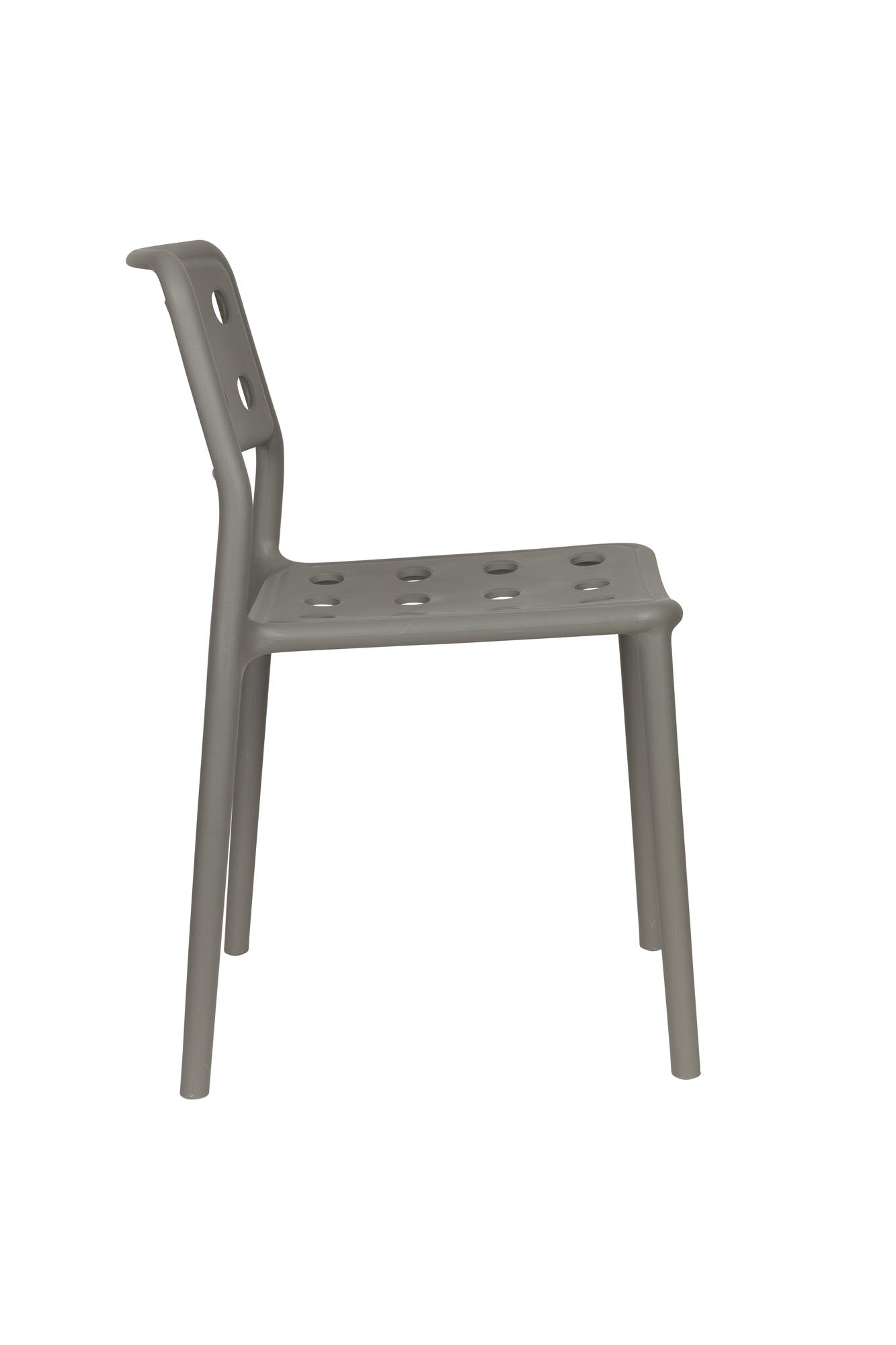 Gartenstuhl Serra Grey in Grau präsentiert im Onlineshop von KAQTU Design AG. Gartenstuhl ist von White Label Living
