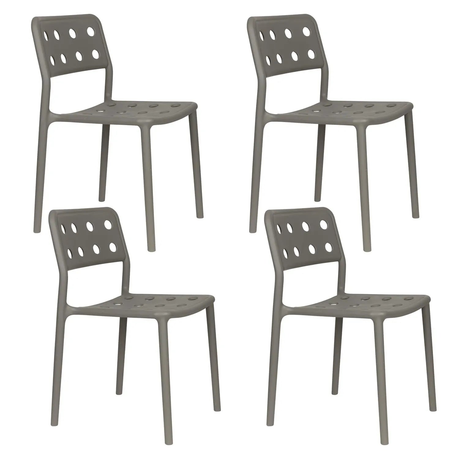 Gartenstuhl Serra Grey in Grau präsentiert im Onlineshop von KAQTU Design AG. Gartenstuhl ist von White Label Living