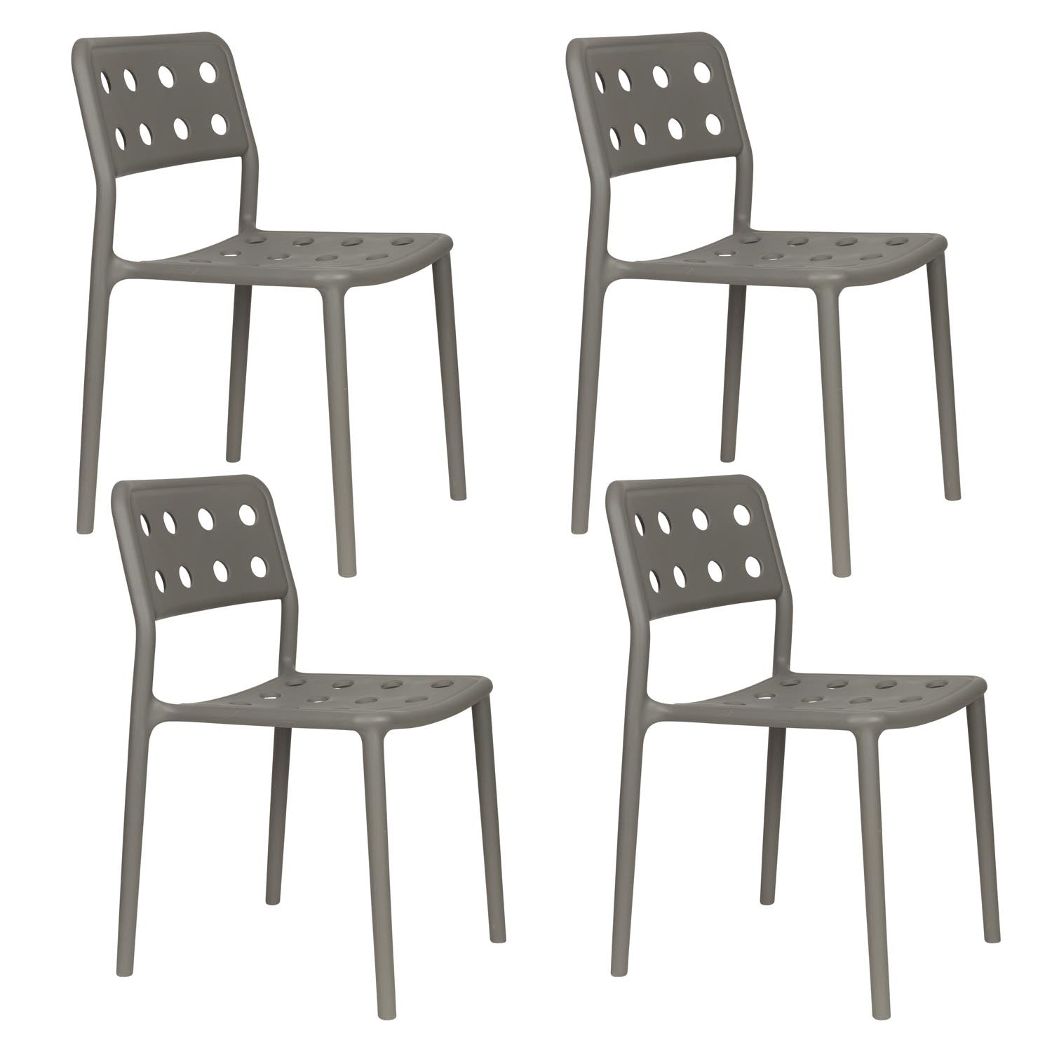 Erleben Sie den stilvollen Gartenstuhl Serra Grey von White Label Living – vielseitig, langlebig und perfekt für Garten und Terrasse.