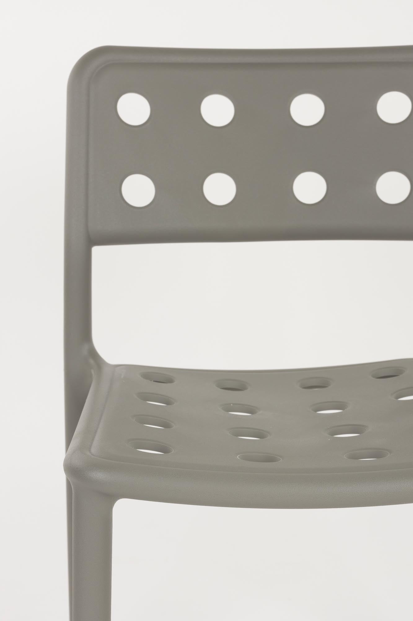 Gartenstuhl Serra Grey in Grau präsentiert im Onlineshop von KAQTU Design AG. Gartenstuhl ist von White Label Living