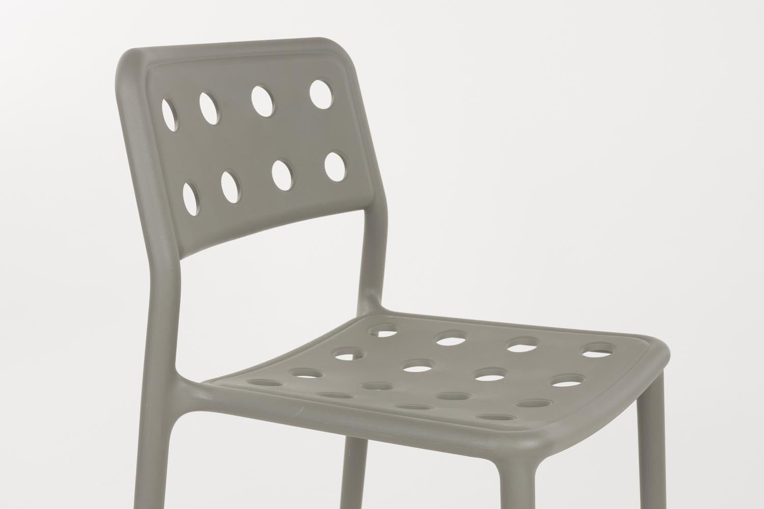 Gartenstuhl Serra Grey in Grau präsentiert im Onlineshop von KAQTU Design AG. Gartenstuhl ist von White Label Living