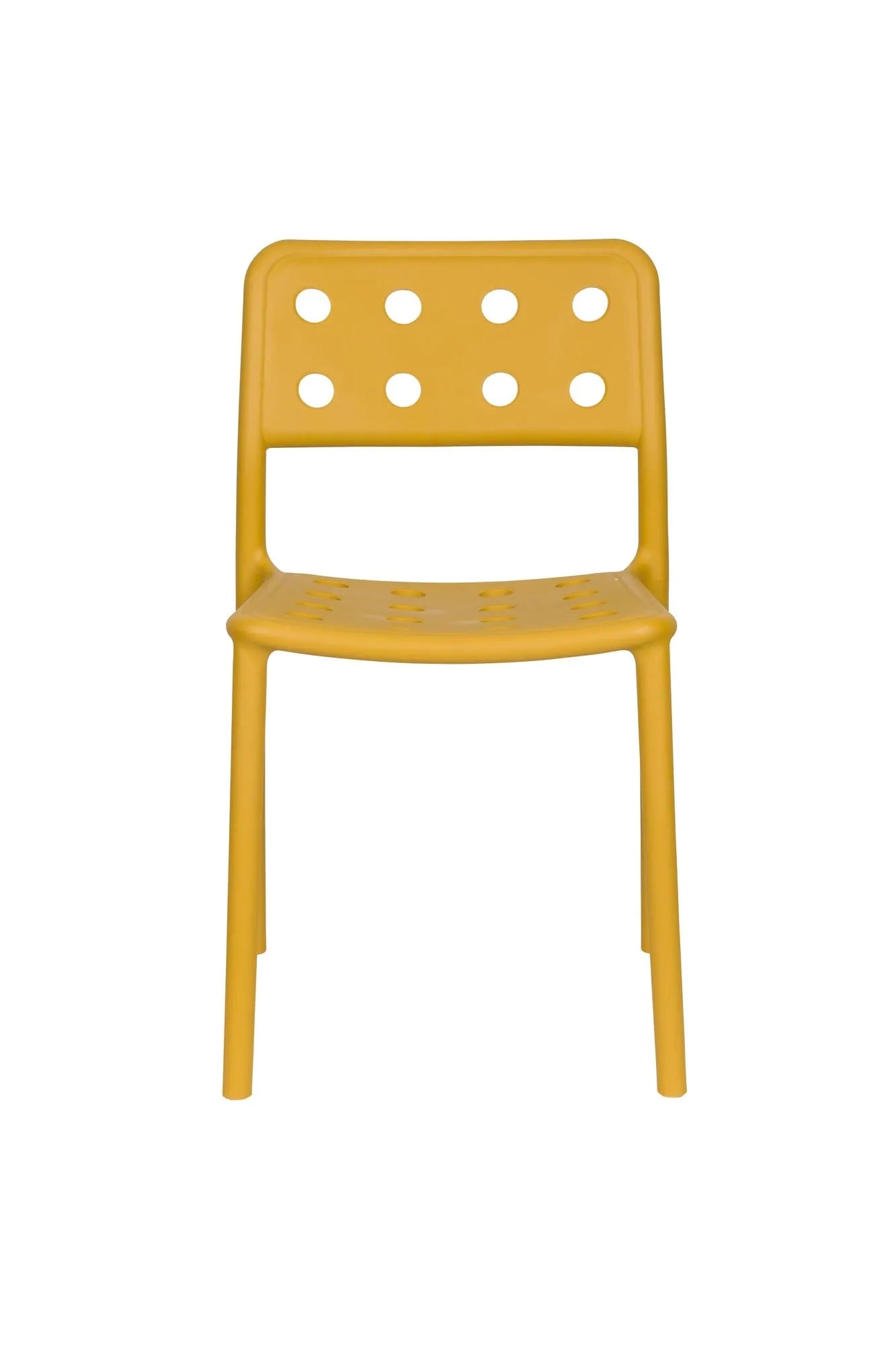 Gartenstuhl Serra Ochre in Gelb präsentiert im Onlineshop von KAQTU Design AG. Gartenstuhl ist von White Label Living