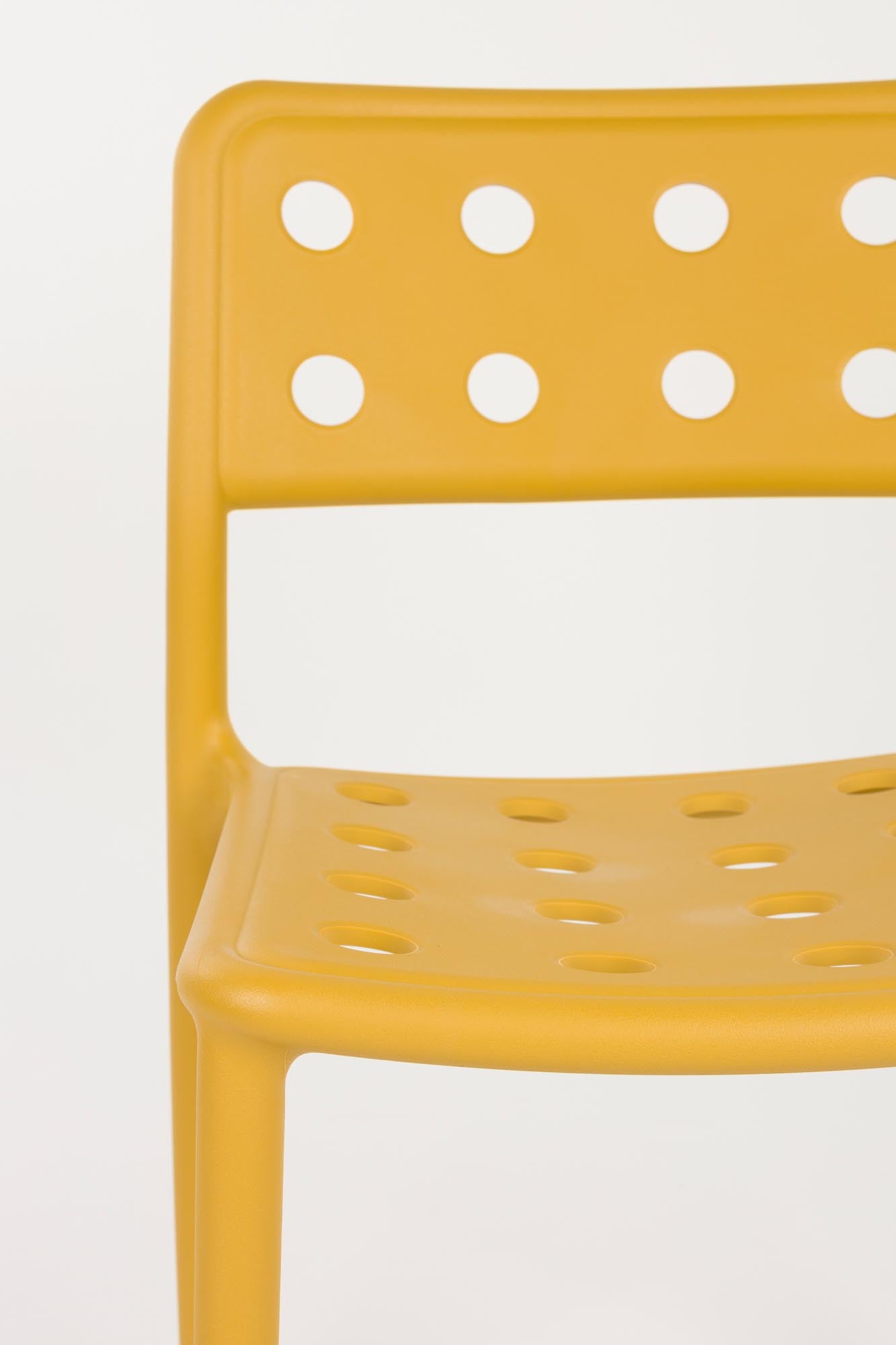 Gartenstuhl Serra Ochre in Gelb präsentiert im Onlineshop von KAQTU Design AG. Gartenstuhl ist von White Label Living