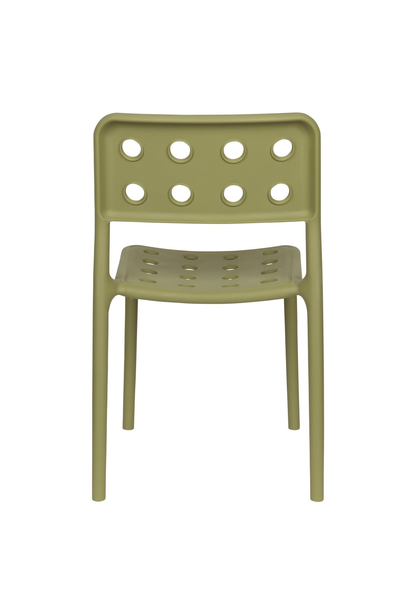 Gartenstuhl Serra Green in Grün präsentiert im Onlineshop von KAQTU Design AG. Gartenstuhl ist von White Label Living