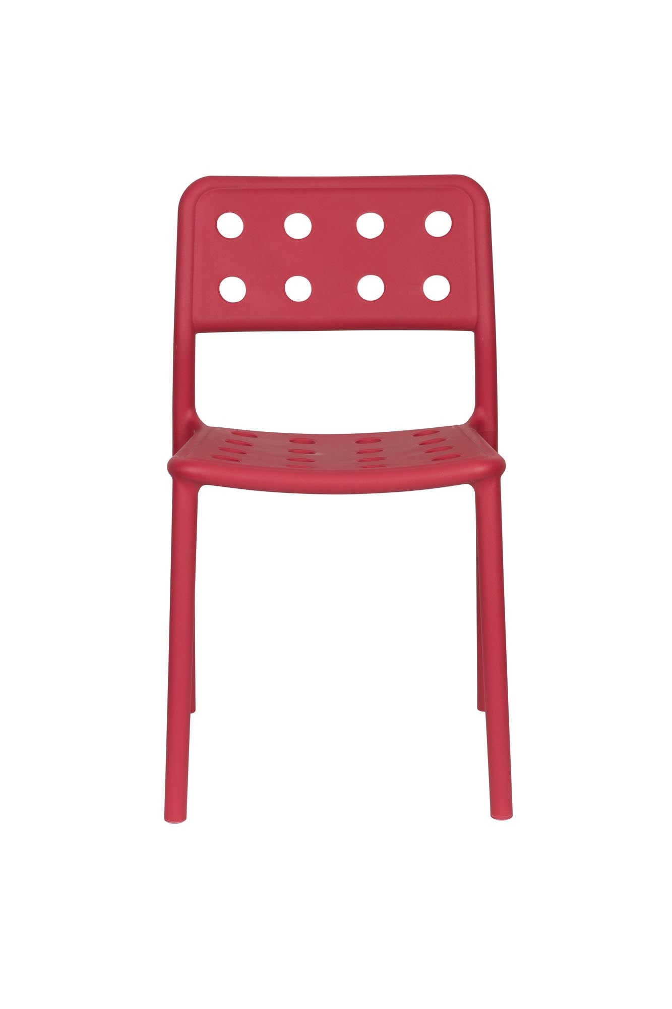 Gartenstuhl Serra Red in rot präsentiert im Onlineshop von KAQTU Design AG. Gartenstuhl ist von White Label Living