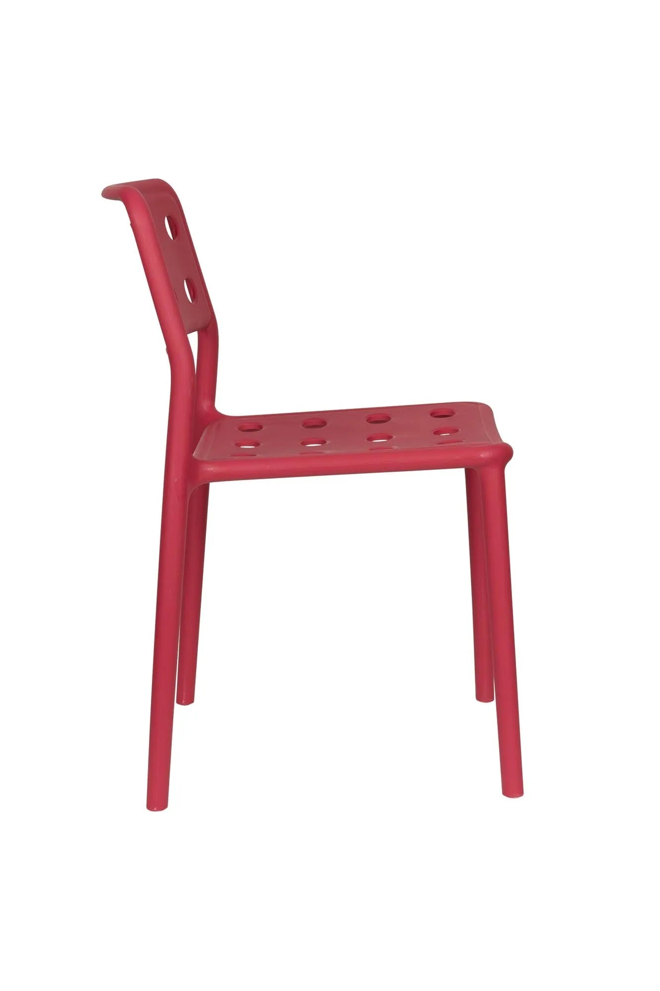 Gartenstuhl Serra Red in rot präsentiert im Onlineshop von KAQTU Design AG. Gartenstuhl ist von White Label Living