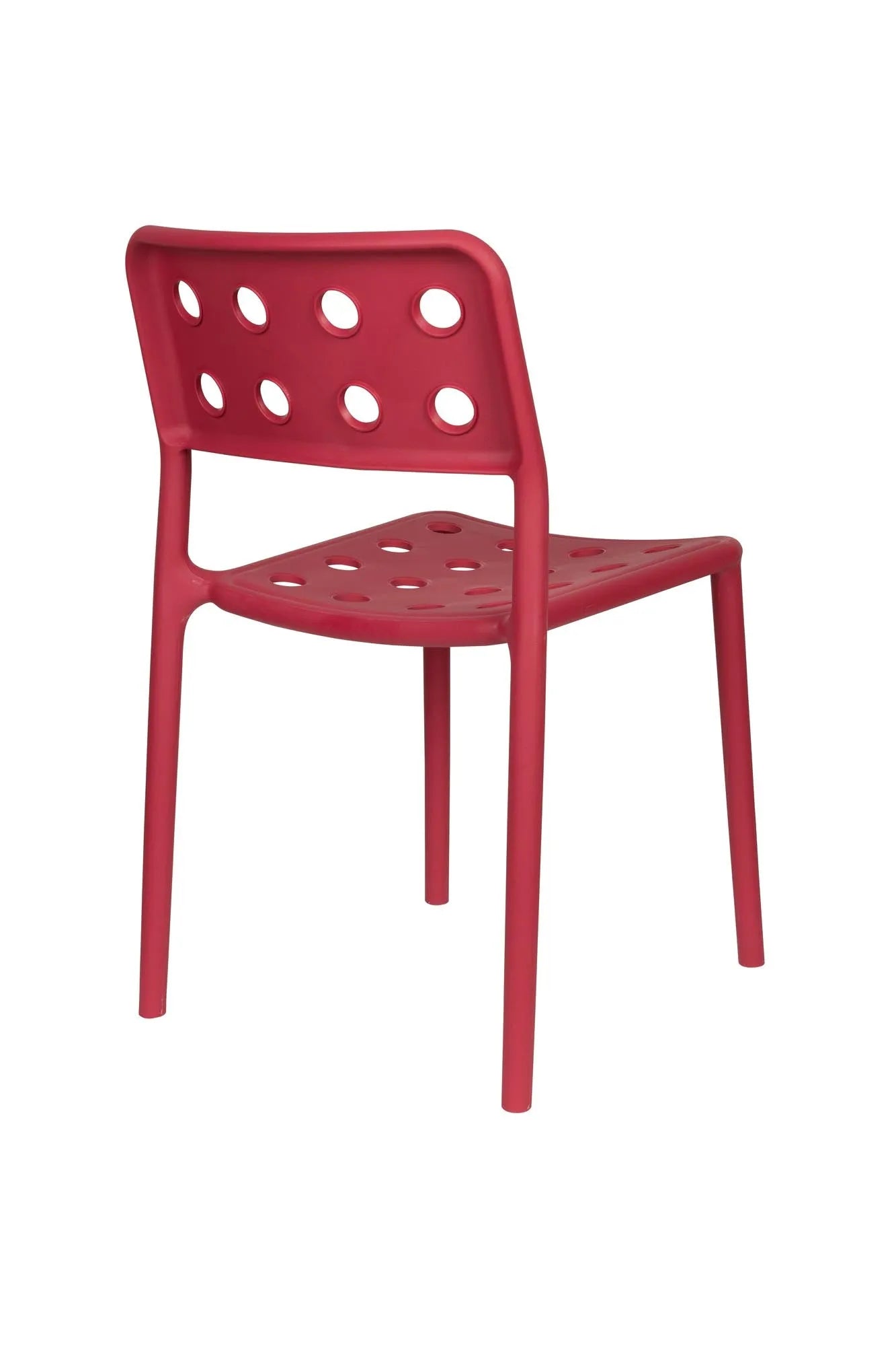 Gartenstuhl Serra Red in rot präsentiert im Onlineshop von KAQTU Design AG. Gartenstuhl ist von White Label Living