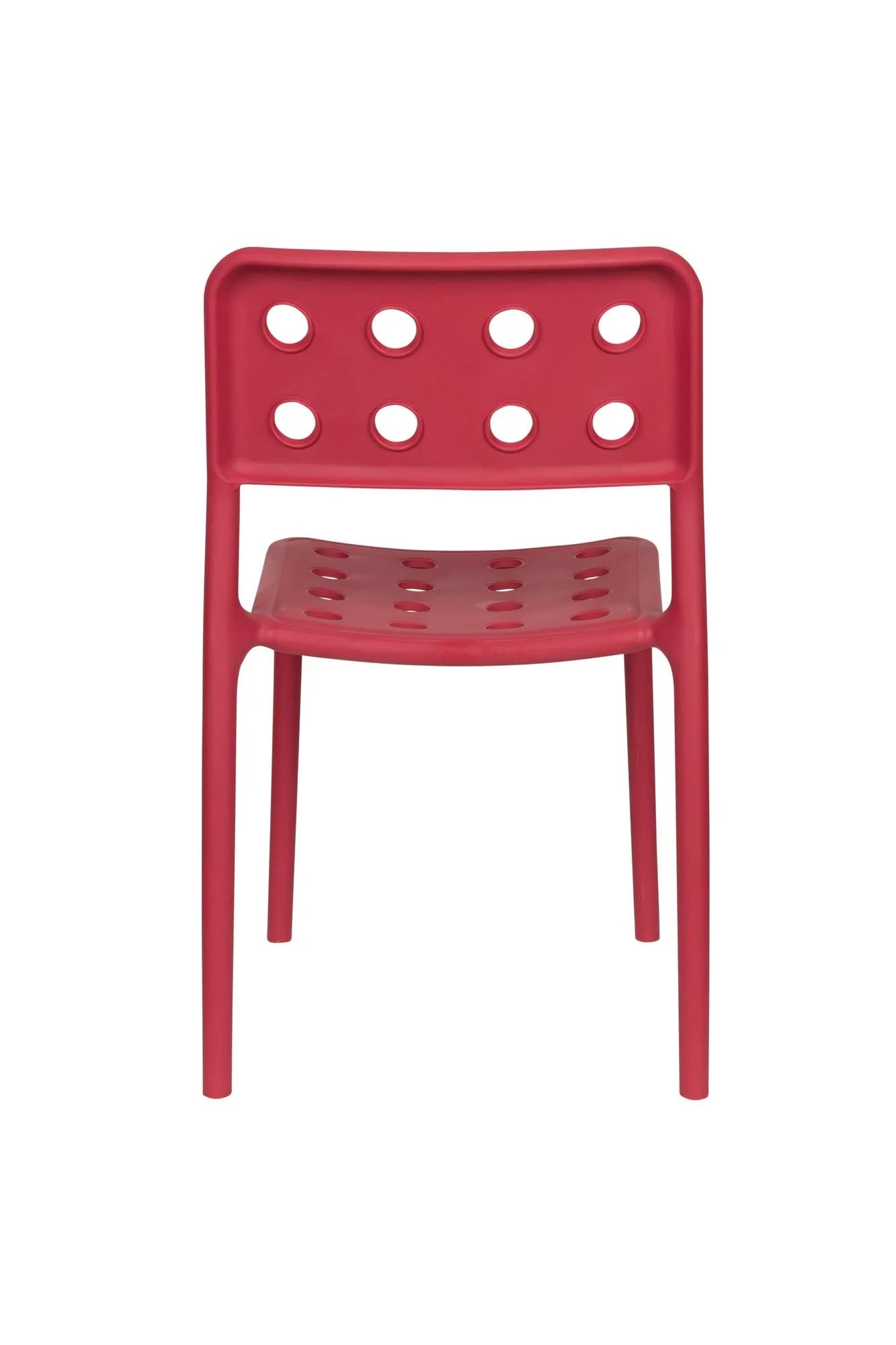 Gartenstuhl Serra Red in rot präsentiert im Onlineshop von KAQTU Design AG. Gartenstuhl ist von White Label Living
