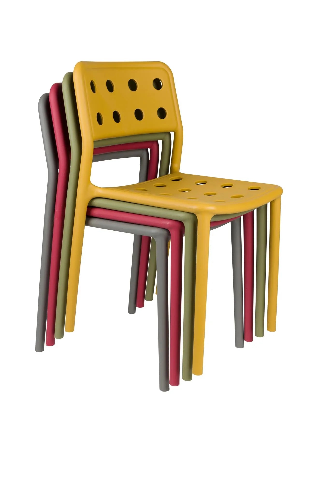 Gartenstuhl Serra Red in rot präsentiert im Onlineshop von KAQTU Design AG. Gartenstuhl ist von White Label Living