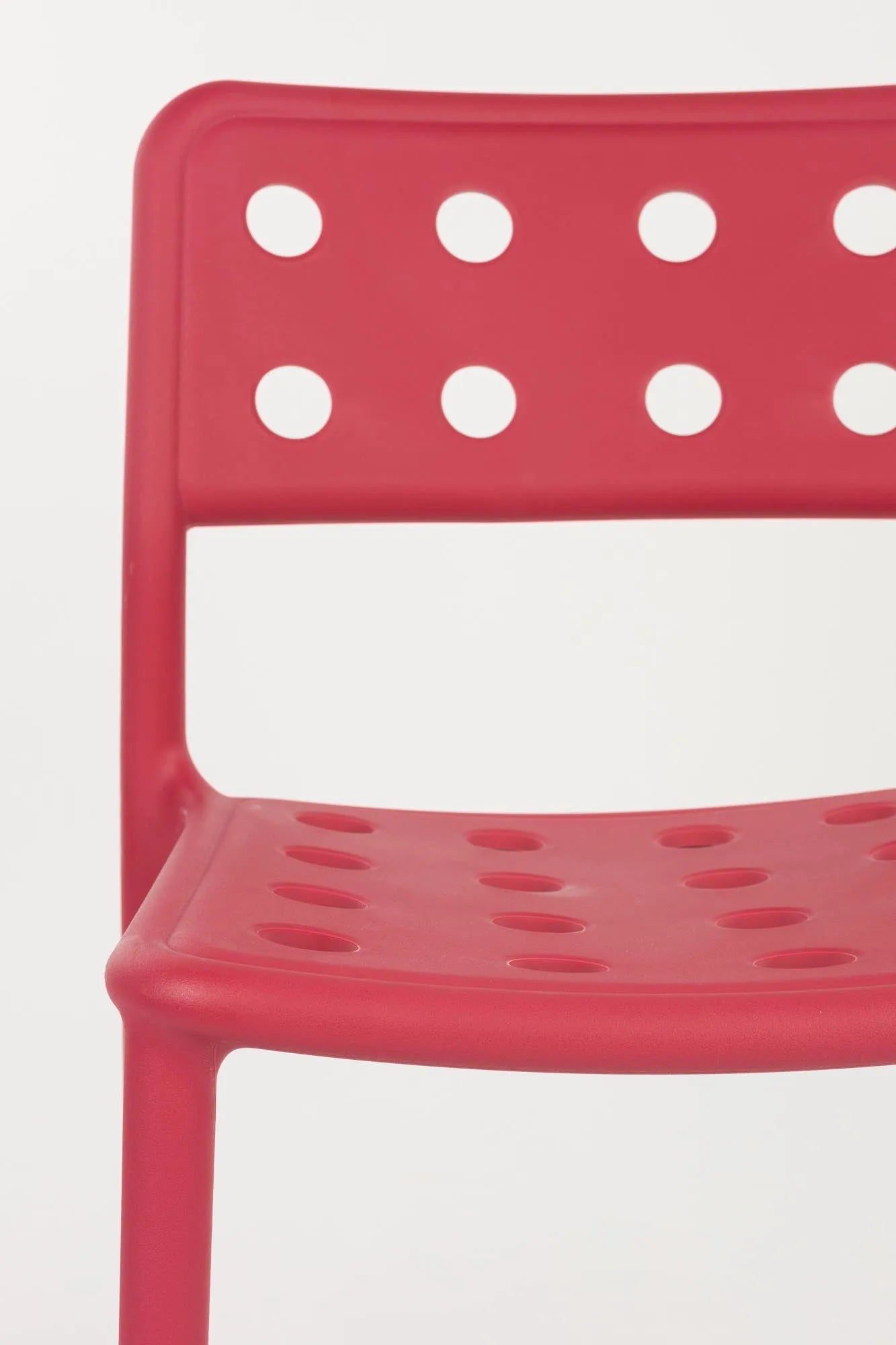 Gartenstuhl Serra Red in rot präsentiert im Onlineshop von KAQTU Design AG. Gartenstuhl ist von White Label Living