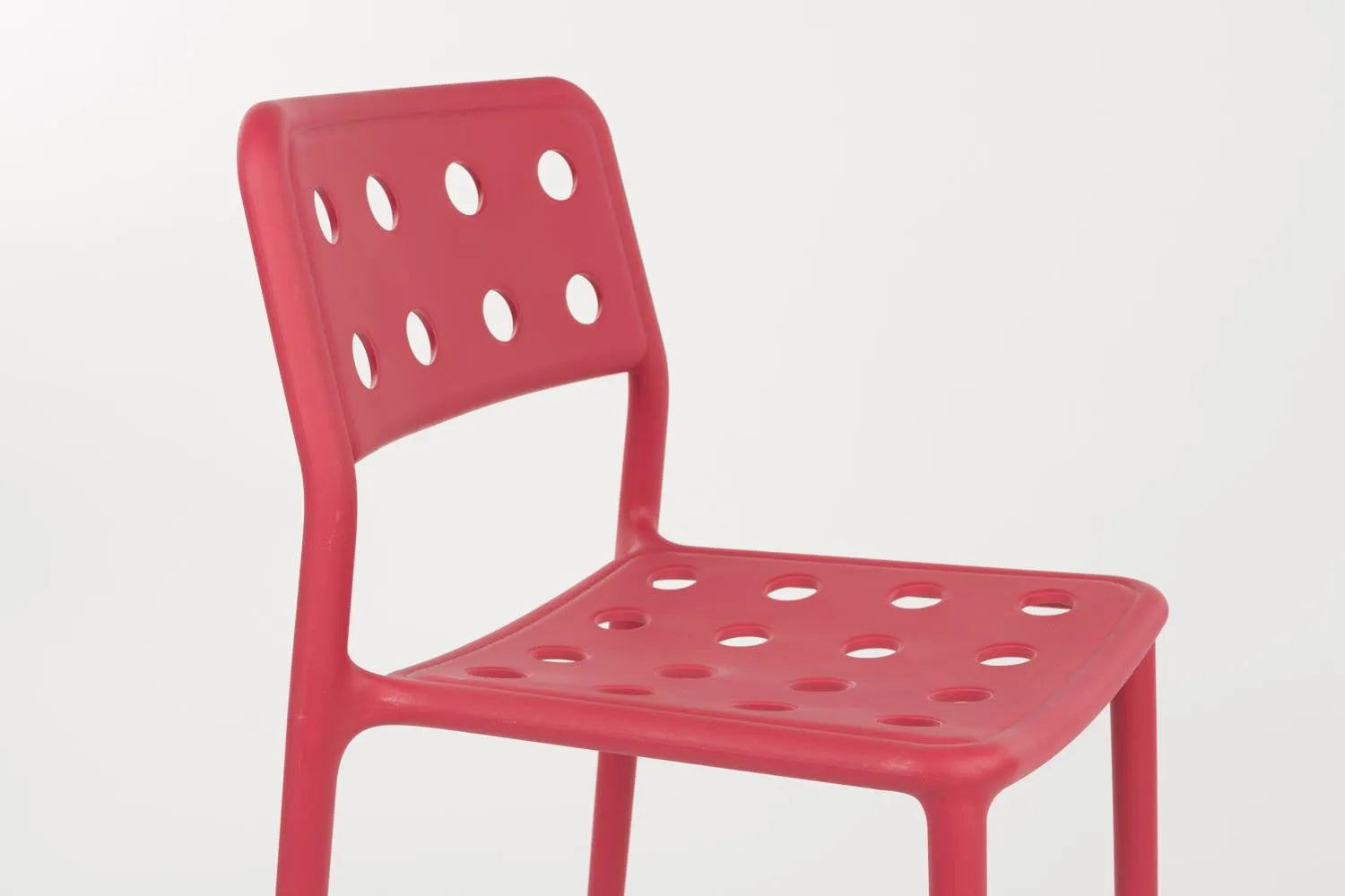 Gartenstuhl Serra Red in rot präsentiert im Onlineshop von KAQTU Design AG. Gartenstuhl ist von White Label Living