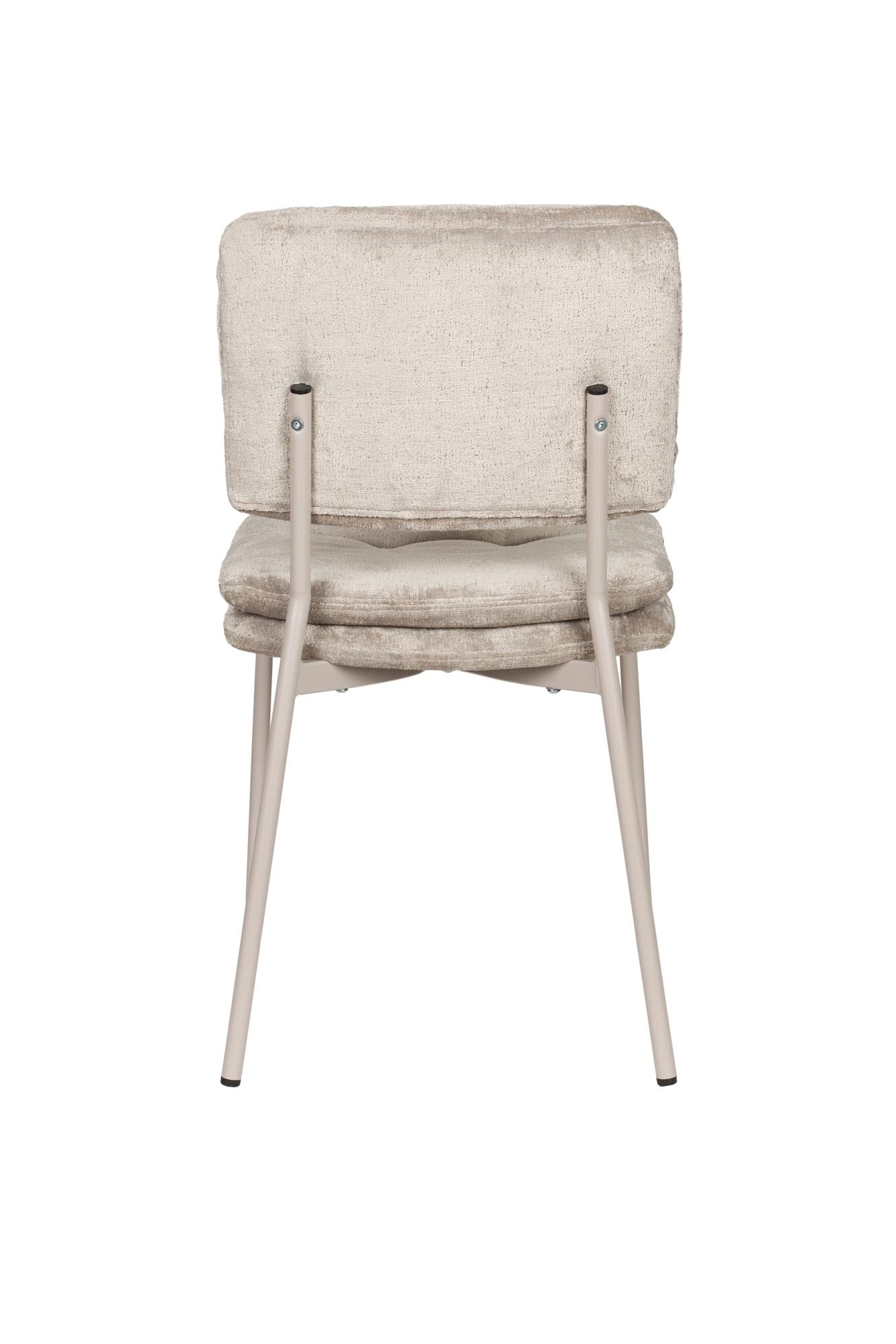 Moderner Stuhl Franck von White Label Living, stilvolles Design, hochwertig verarbeitet, ideal für Esszimmer oder Büro.
