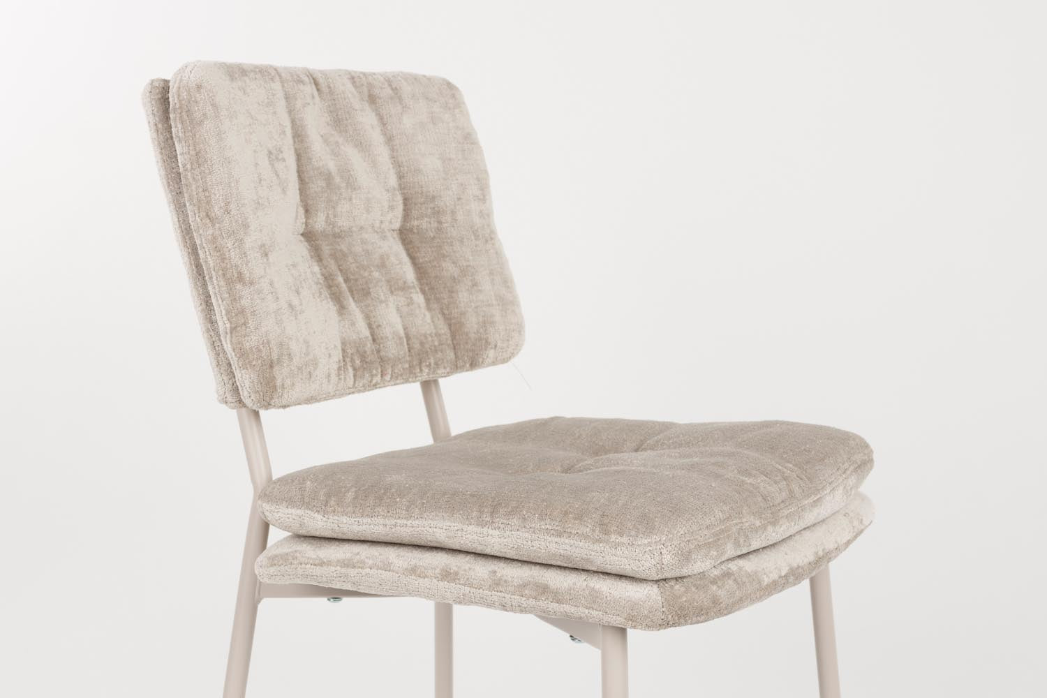 Eleganter Stuhl Franck von White Label Living, modernes Design, erstklassige Qualität, perfekt für Esszimmer oder Arbeitsbereich.