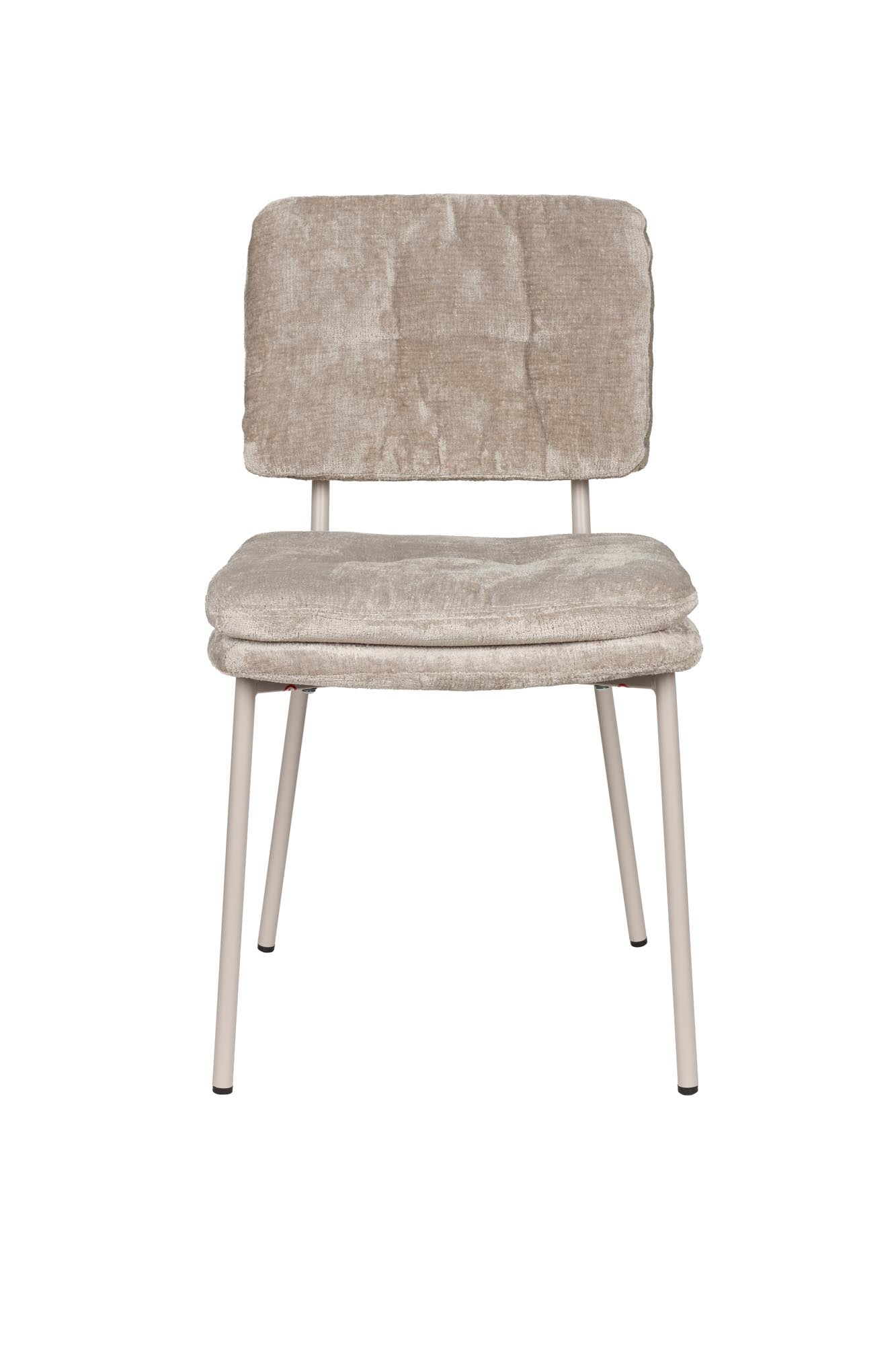 Moderner Stuhl Franck von White Label Living, stilvoll und komfortabel, ideal für Esszimmer oder Büro, hochwertige Verarbeitung.