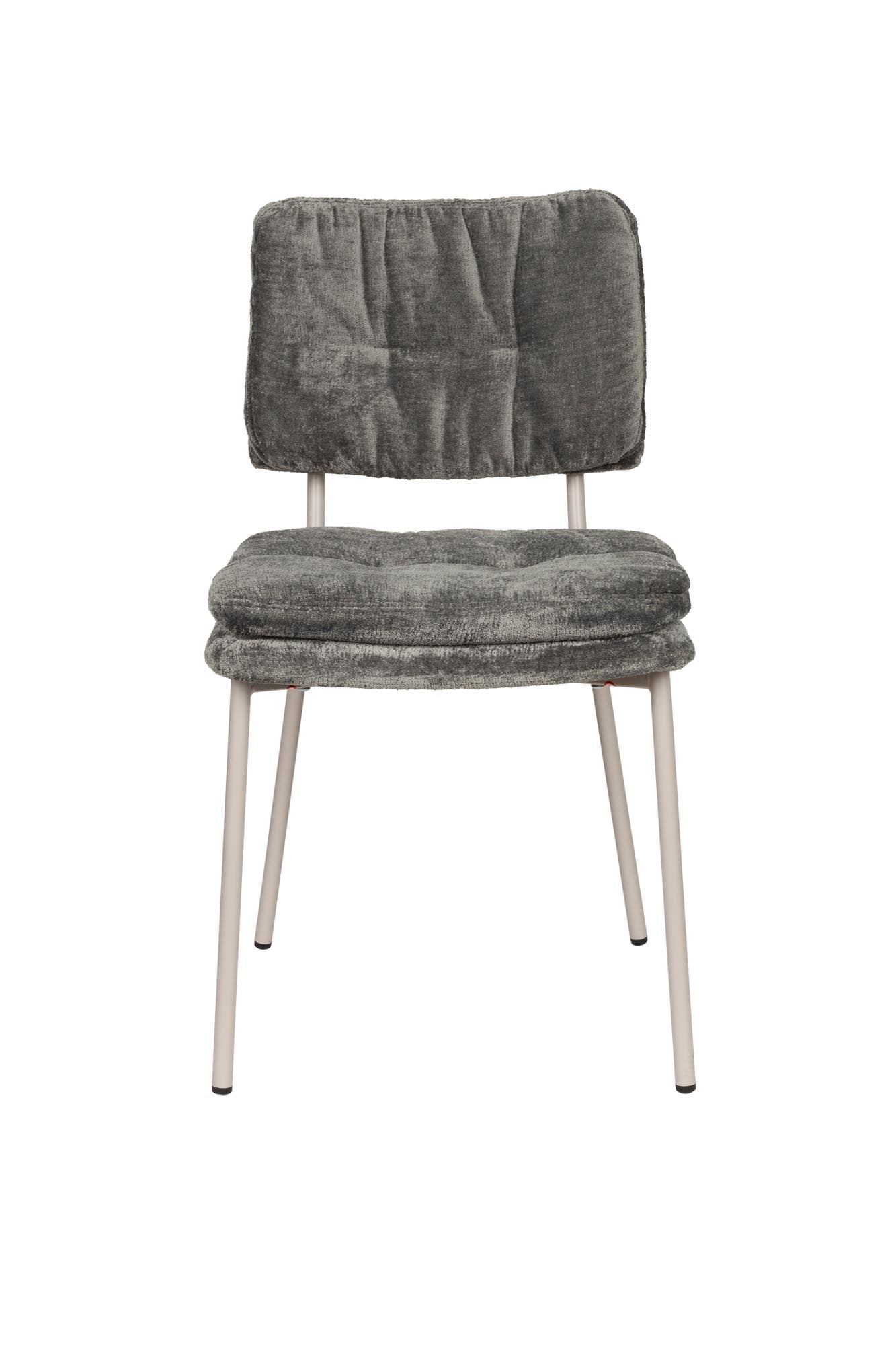 Eleganter Stuhl Franck von White Label Living, perfekt für Esszimmer oder Büro, modernes Design und hoher Sitzkomfort.
