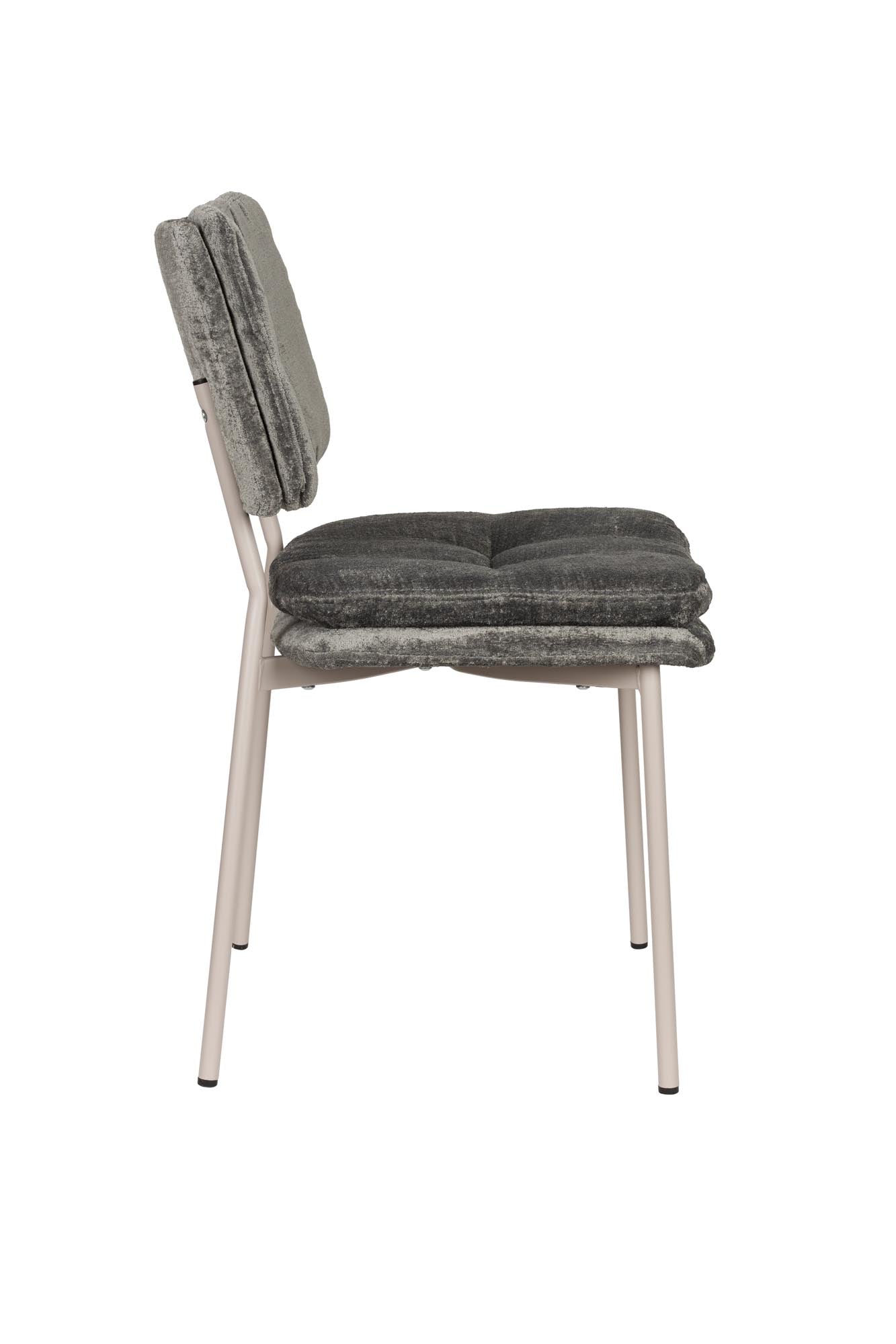 Eleganter Stuhl Franck von White Label Living, perfekt für Esszimmer oder Büro, modernes Design und hoher Sitzkomfort.
